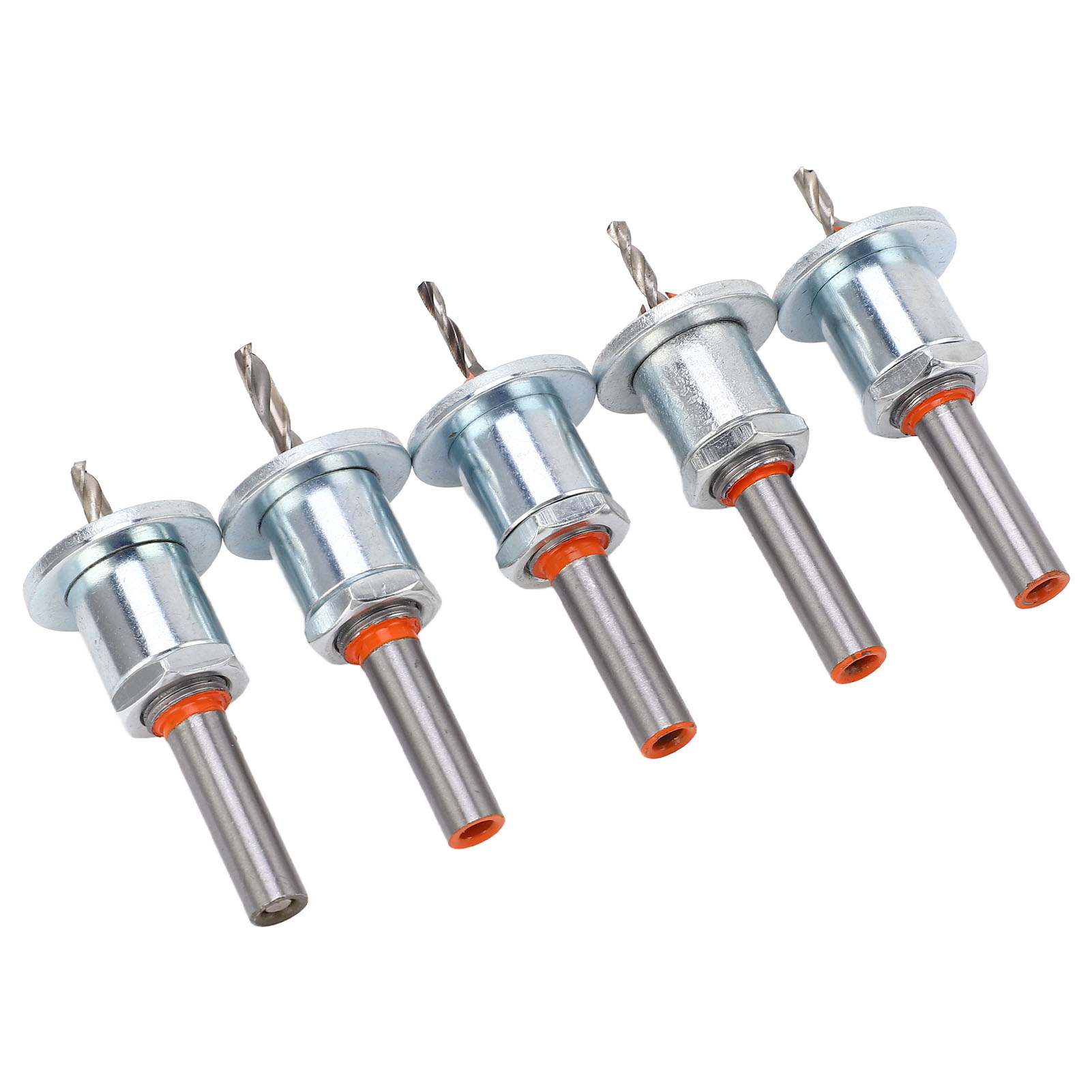 5-teiliges Senkbohrer-set, Legierter Stahl, Verstellbarer Kegel, Selbstzentrierend, Für Holzschrauben
