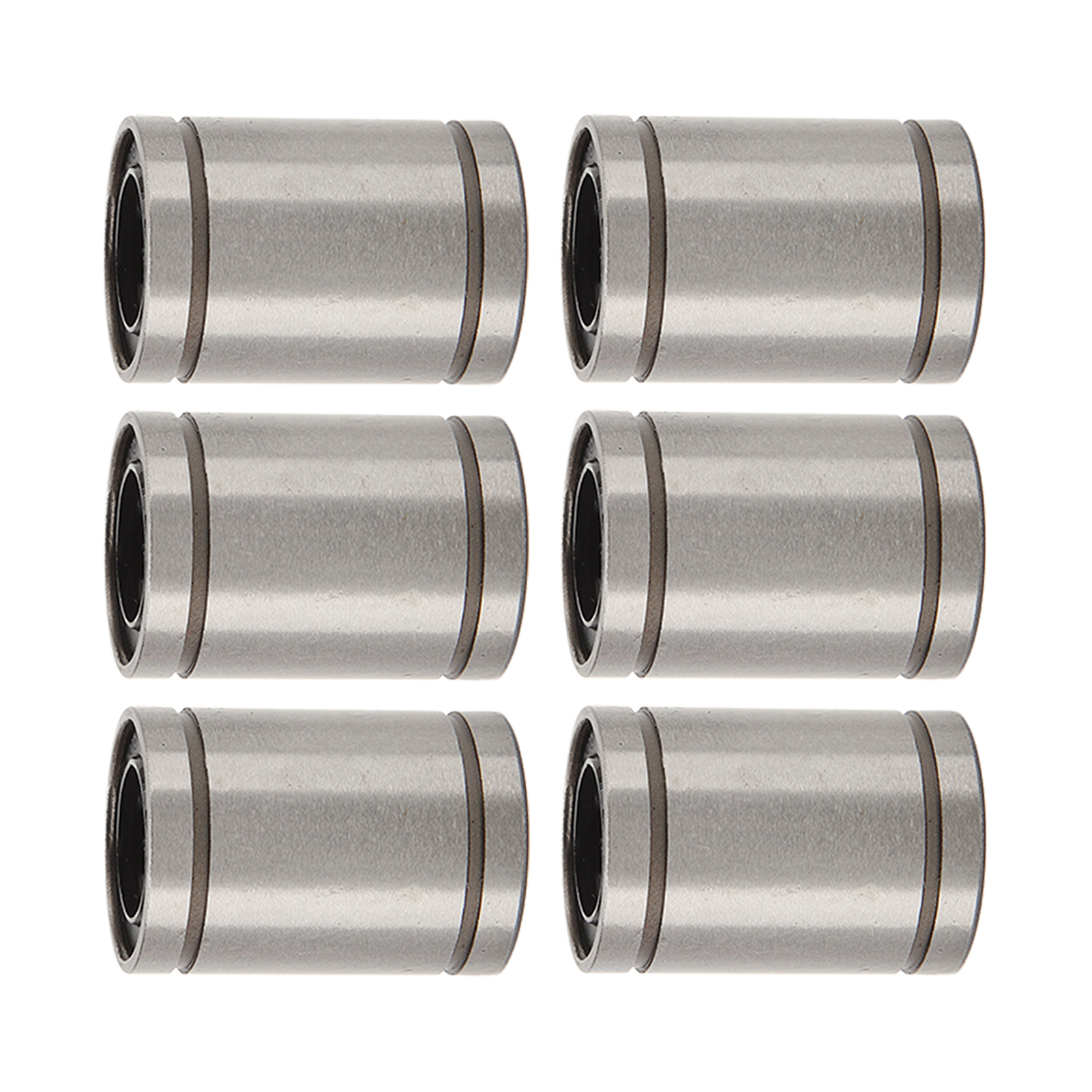 Lm12uu X10 Linearkugellager – Zylindrische Buchse Aus Legiertem Stahl, 12 Mm Bohrung, 21 Mm Außendurchmesser, 30 Mm Länge, Gleitlager