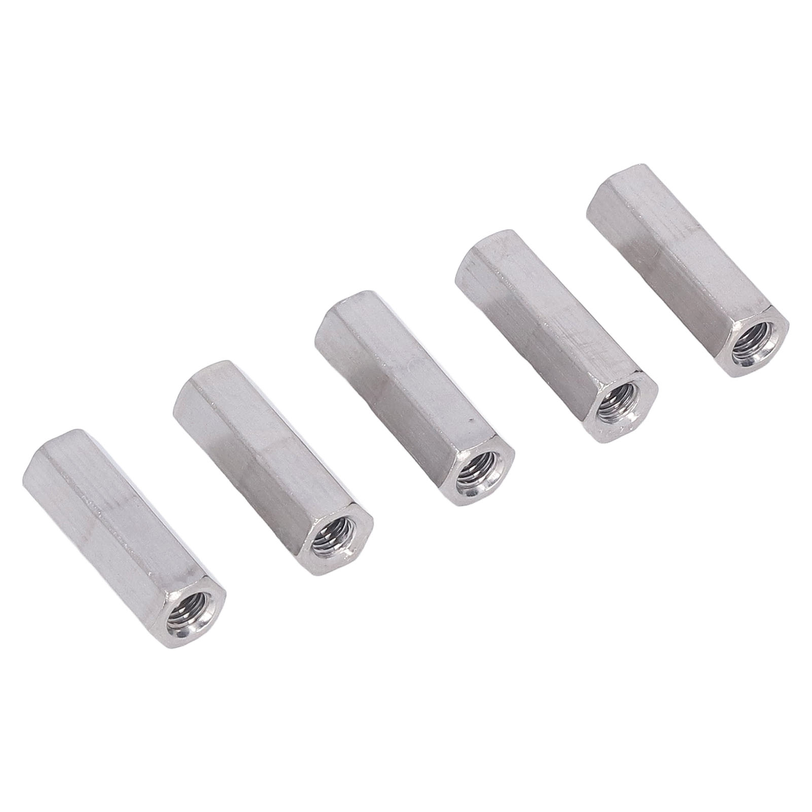 Sechskant-verbindungsmutter M6x1 L30mm, 10er-pack, Edelstahl 304, Rostfrei, Gewindeverbinder Für Stange