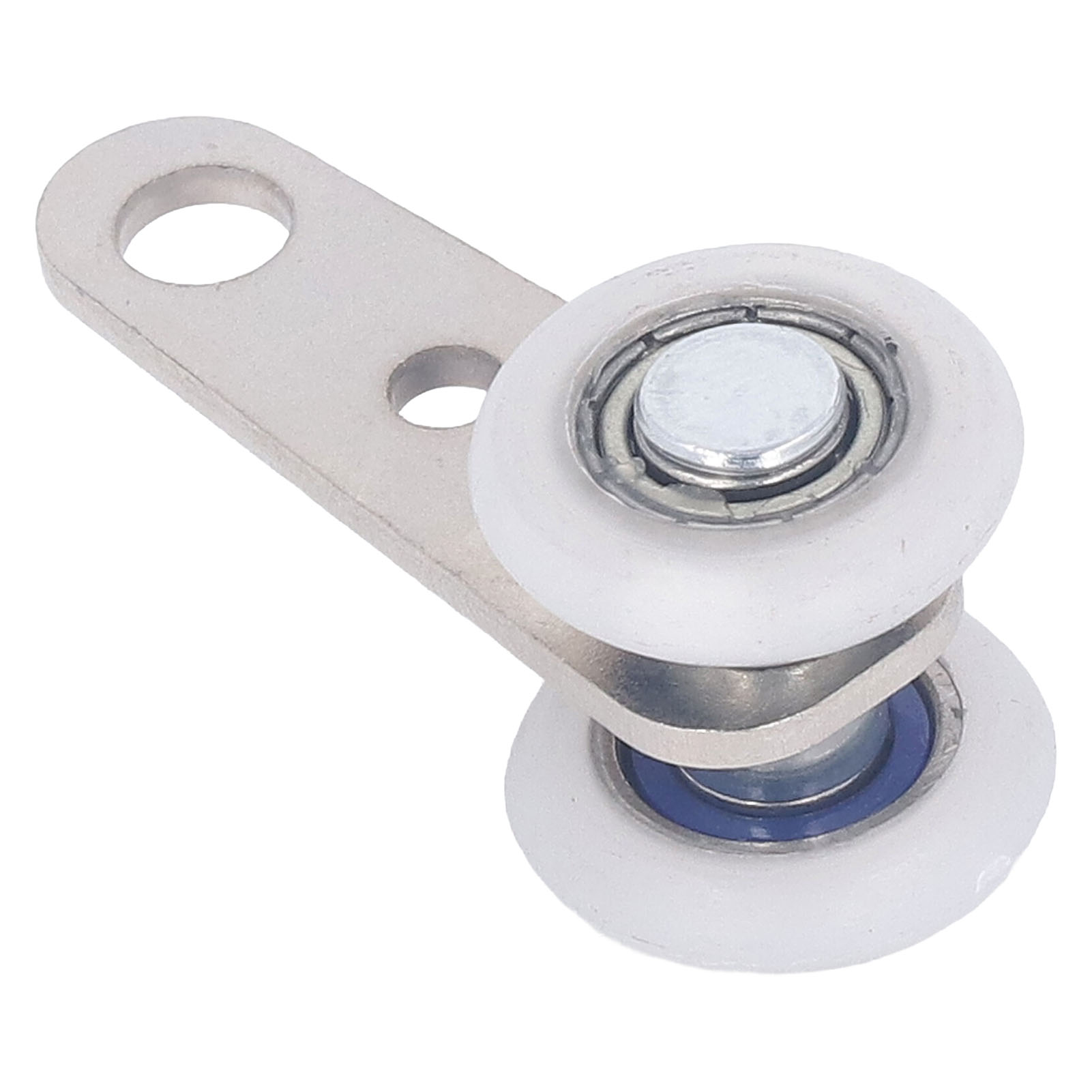 Satz Mit 10 Edelstahlrollen Mit Nylonlagern, 2 Rollen À 19 Mm, Länge 44 Mm, Für Schiebetüren