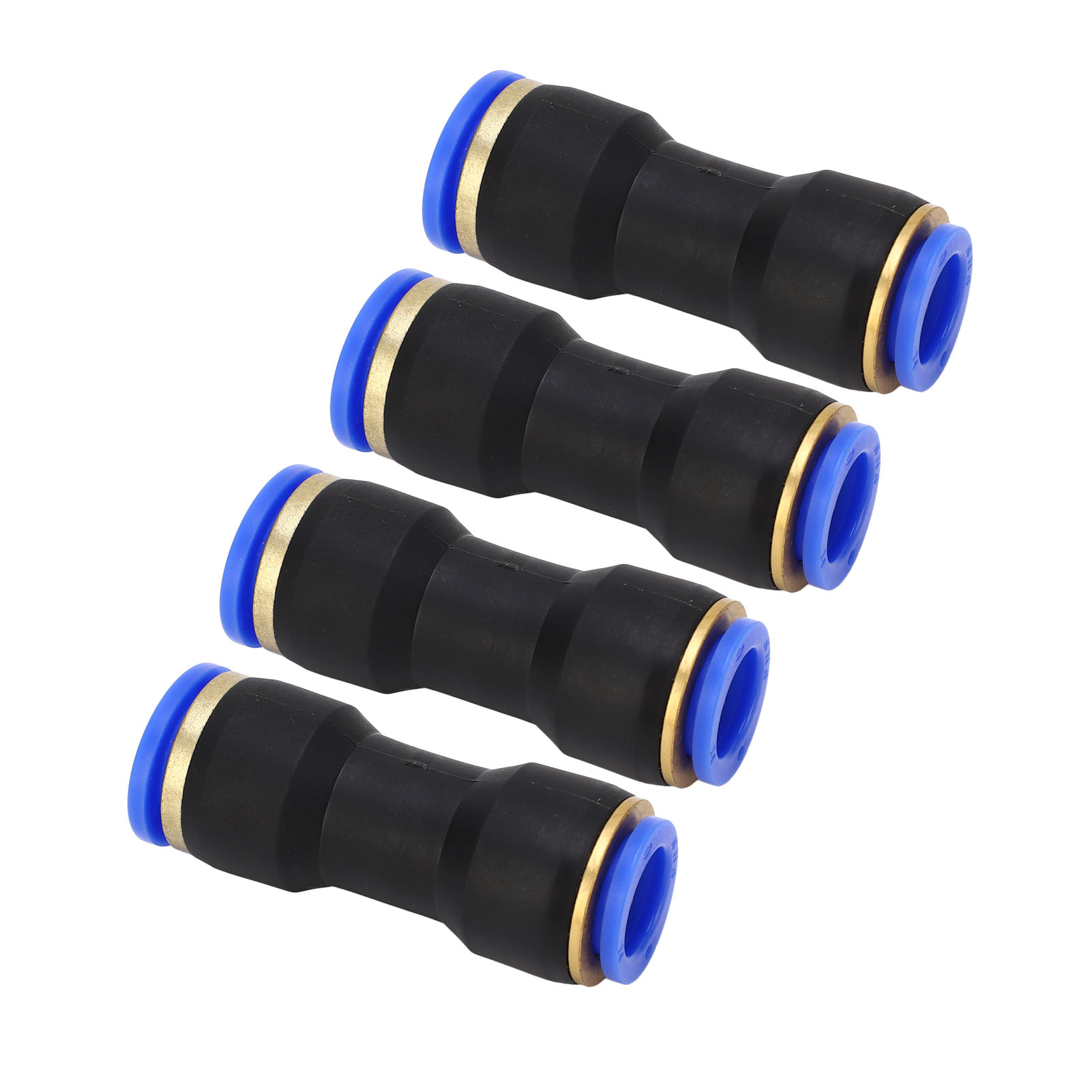 4-teiliges Schnellkupplungs-set, Gerader Reduzieradapter Zum Einstecken Für Pu- Und Nylonschläuche, 2/3 Zoll Und 4/7 Zoll, Lötfreier Schlauchverbinder