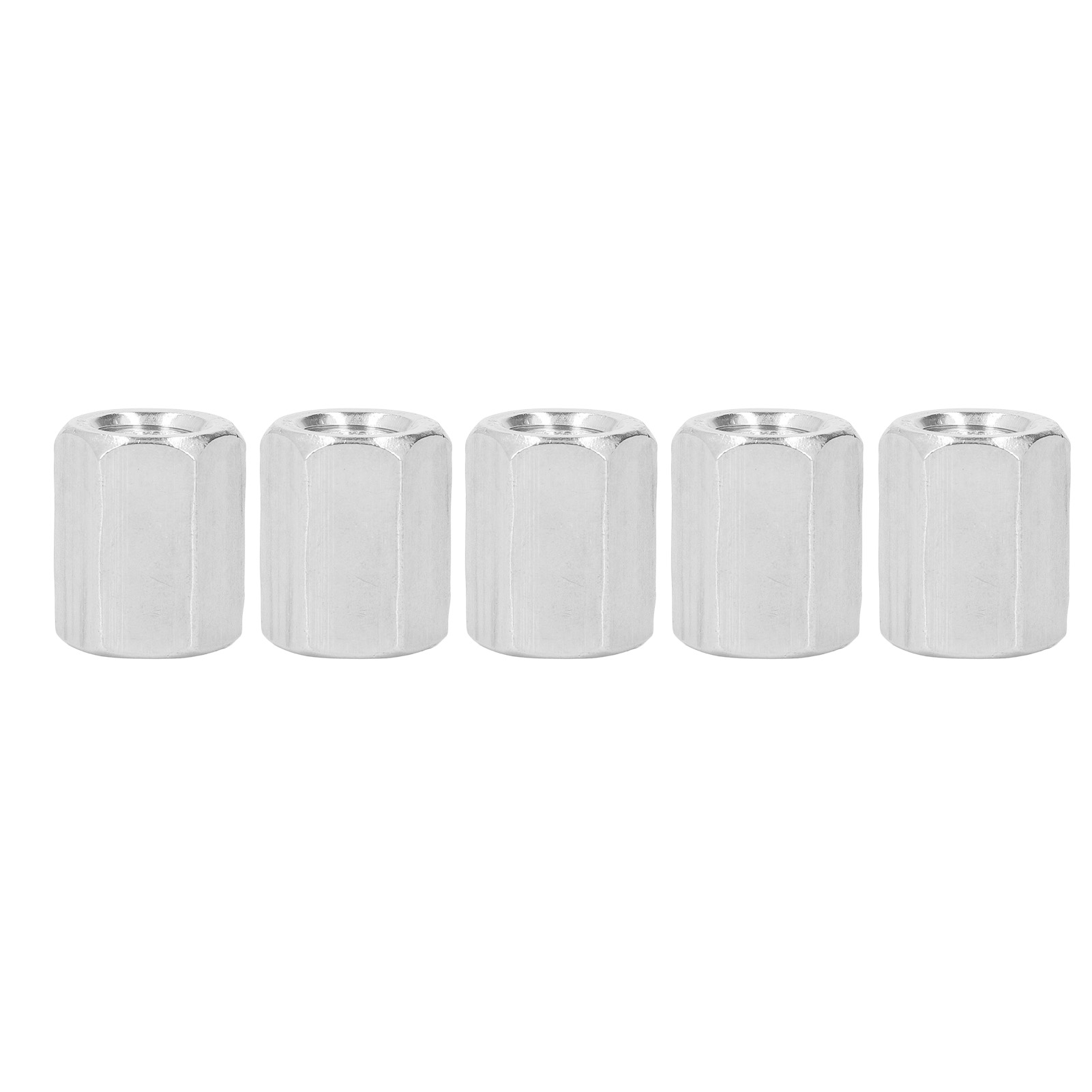 Sechskant-kupplungsmuttern M12x1,75, 5er-pack, Länge 25 Mm, Edelstahl 304, Für Gewindestangen, Bolzen Und Maschinenschrauben.