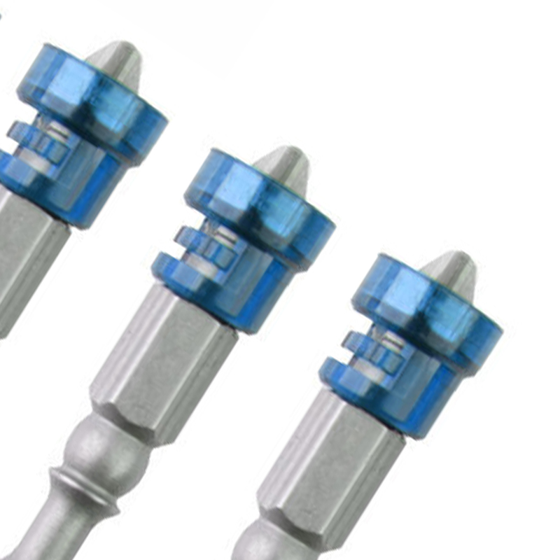 Set Mit 5 Magnetischen S2-kreuzschlitzschraubendreherbits Mit Sechskantschaft, Legiertem Stahl, Professionelles Blau