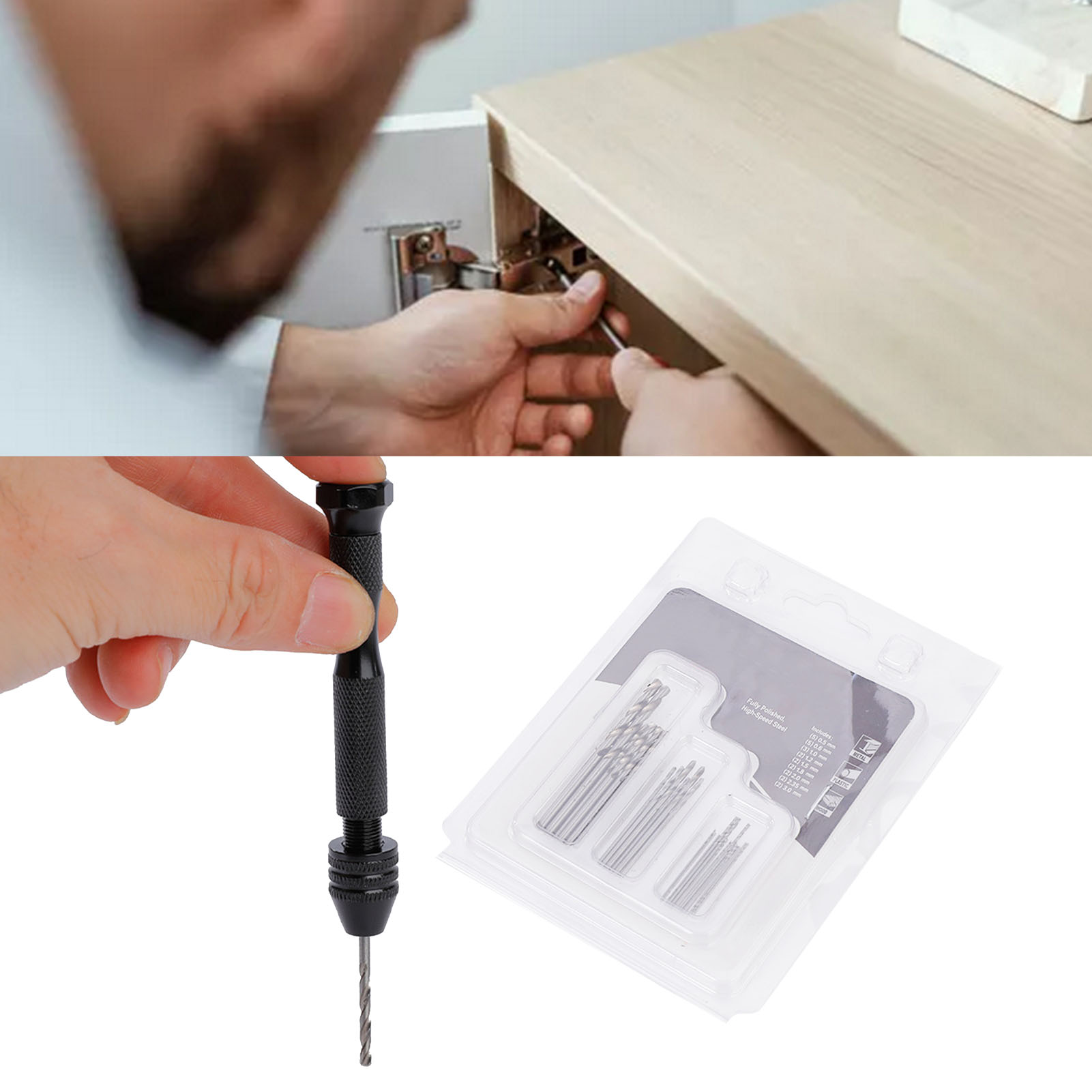 Mini-spiralbohrer Aus Hartmetall, Handbohrset Für Schmuckherstellung, Diy-modellbau, 0,5–3,0 Mm