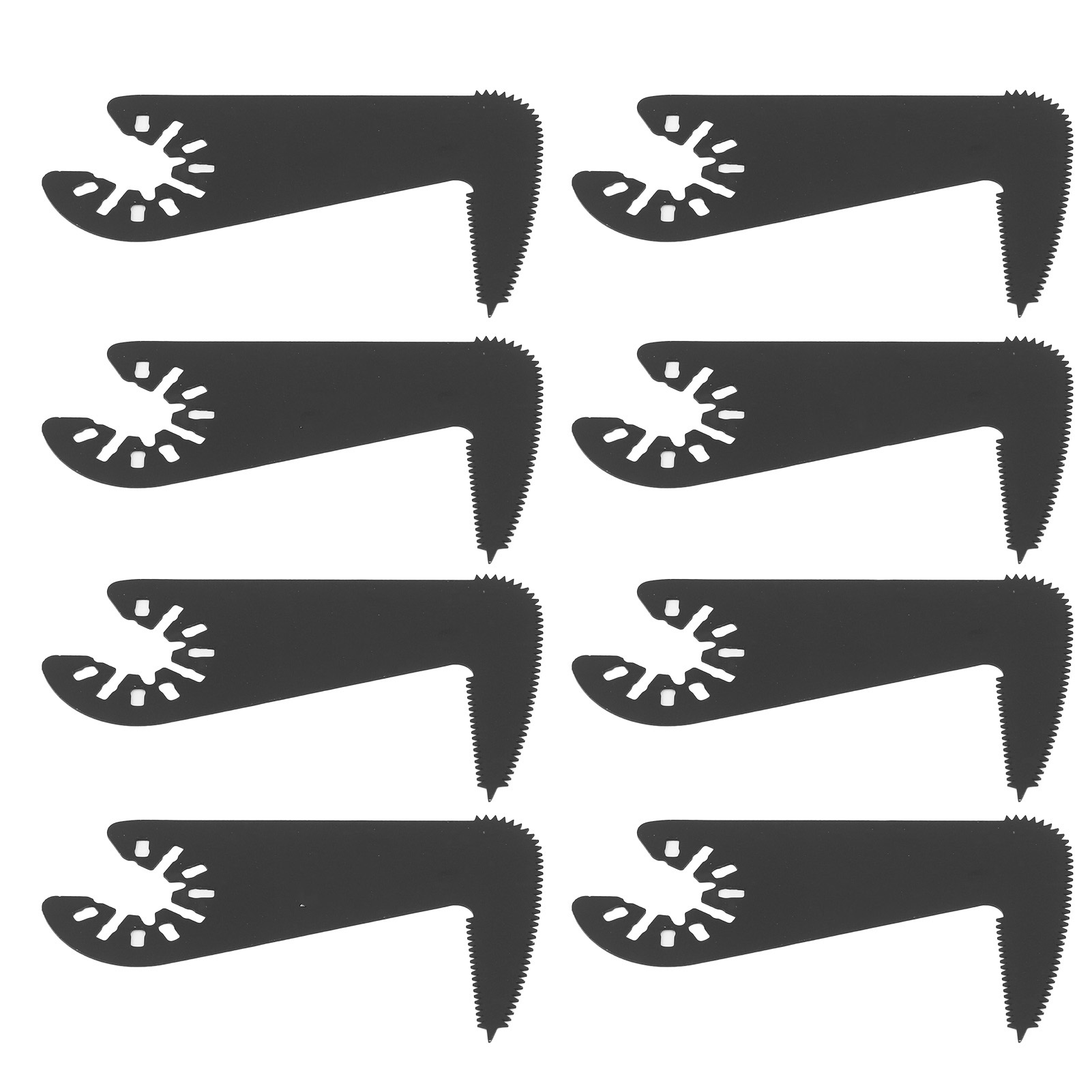 Set Mit 10 Multifunktions-oszillationssägeblättern Aus Hochgeschwindigkeitsstahl, Sichelform, Zum Schneiden Von Wänden, Zubehörset