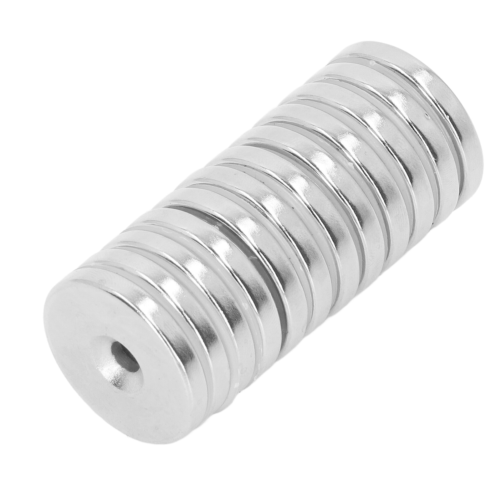 12 Starke Neodym-magnete 30 X 5 Mm, Starke Scheibenmagnete Mit 5-mm-loch, 12er-packung