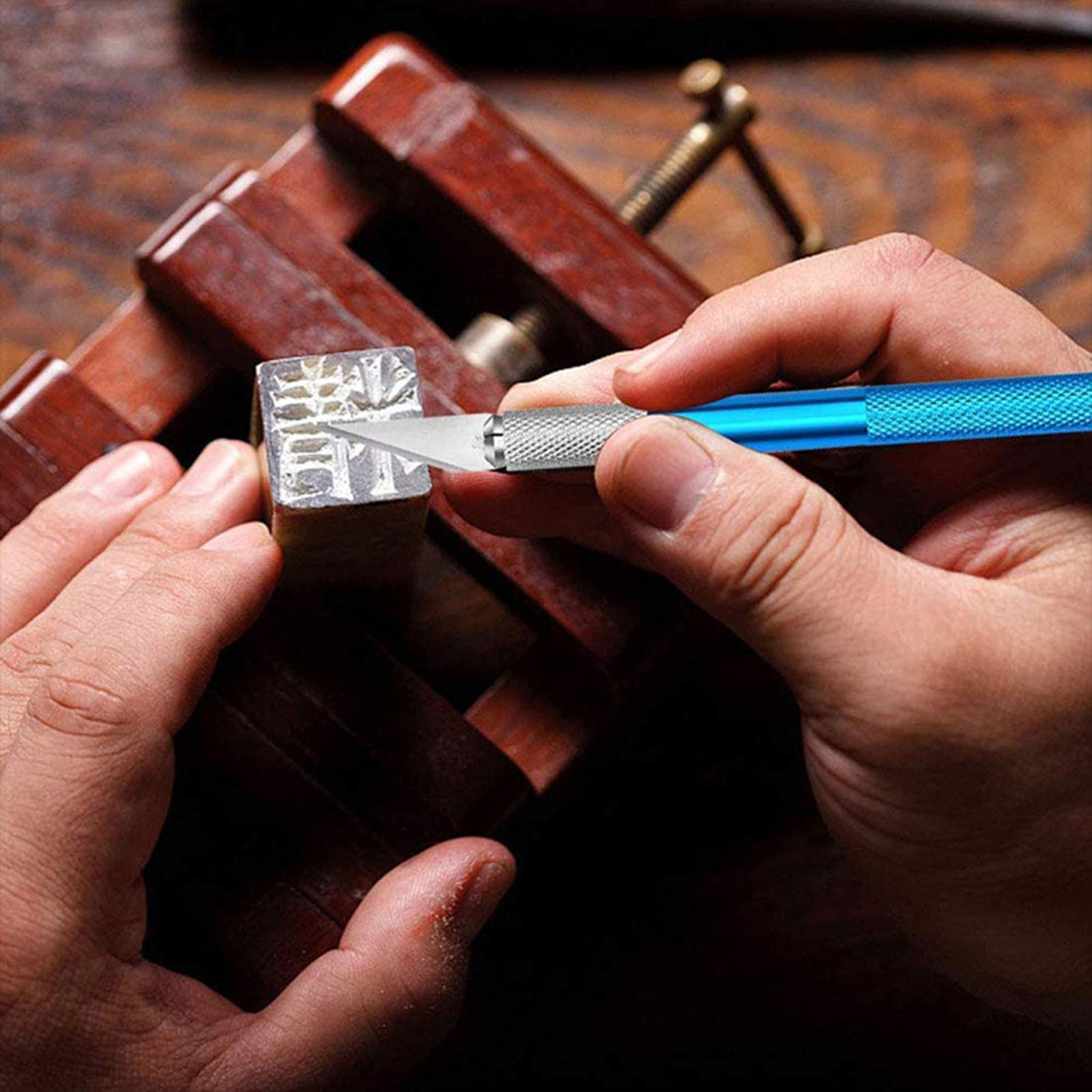 150-teiliges Schnitzmesser-set Aus Kohlenstoffstahl Für Präzises Und Sauberes Schneiden, Reparaturen, Klebstoffentfernung Und Als Ersatz Für Heimwerkerwerkzeuge.