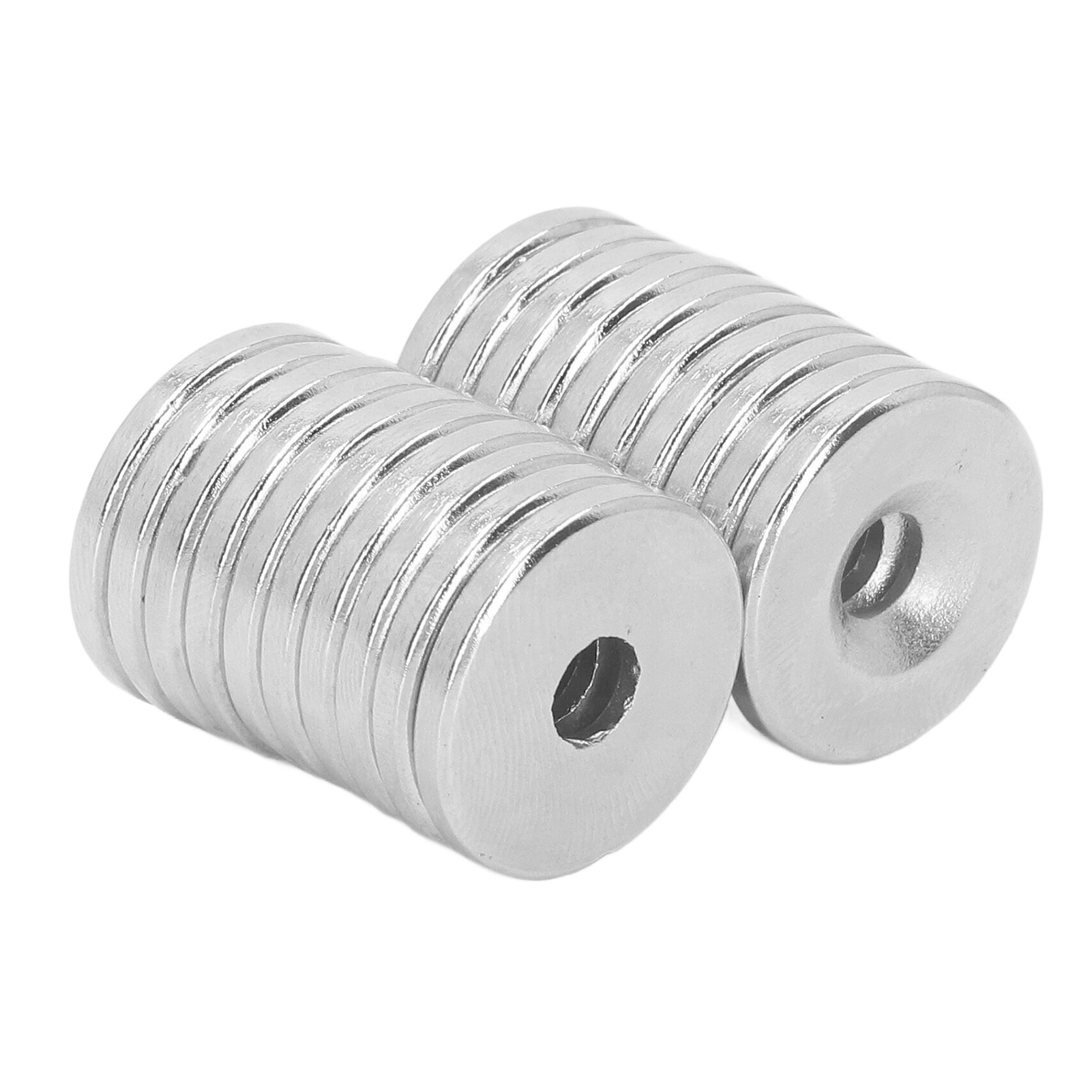 20 Neodym-magnete, 20 X 3 Mm, Scheibenring, M5, Seltenerdmagnete, Rund, 20er-packung Zur Montage