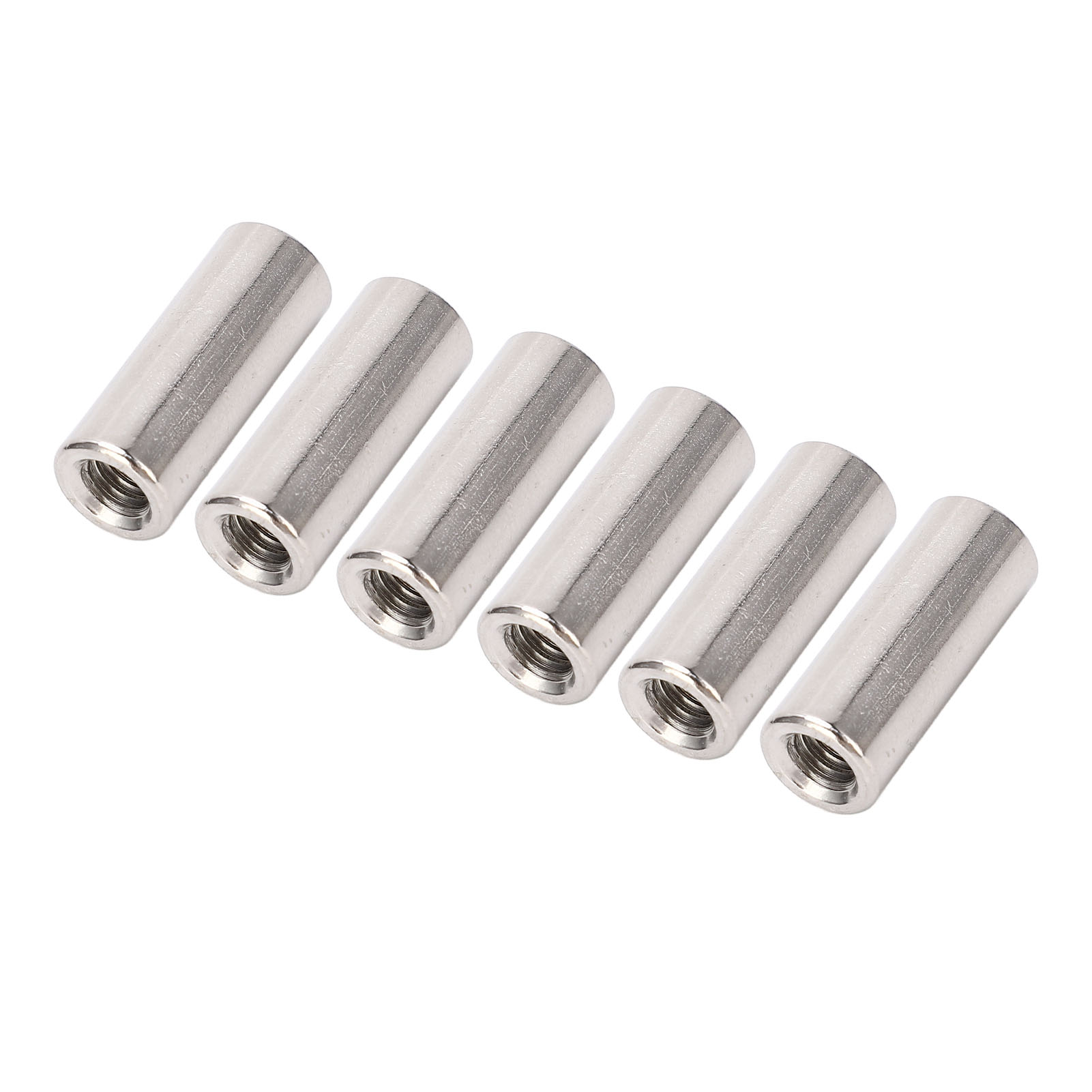 Runde Verbindungsmuttern M6x1,0 X25 Mm, 20er-packung, Gewindehülse Aus Edelstahl, Verbindungshülse Für Stange
