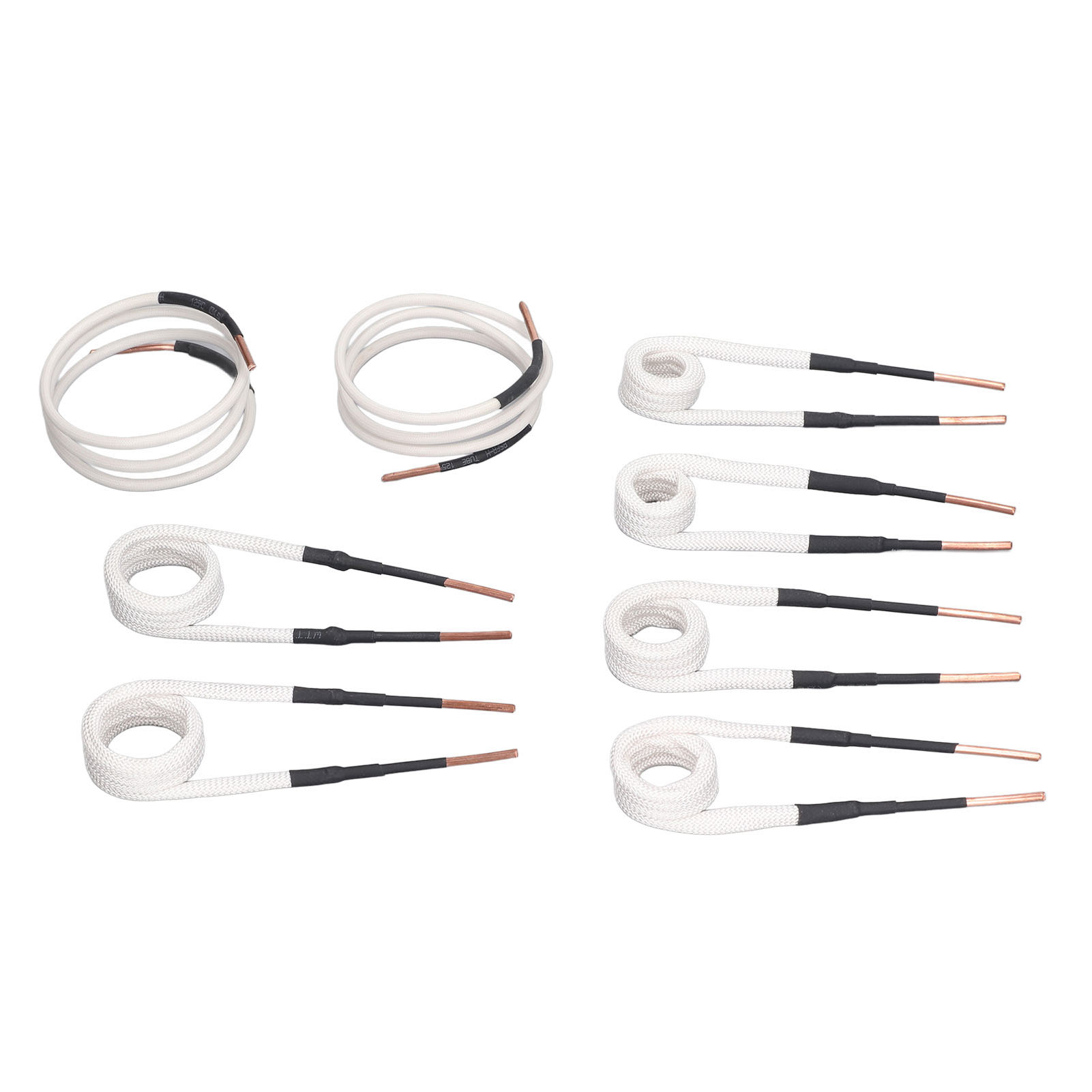 8-teiliges Induktionsheizspulen-set, 3,0 Mm Messingkern, 4 Ausführungen, Schrauben- Und Mutternentfernung