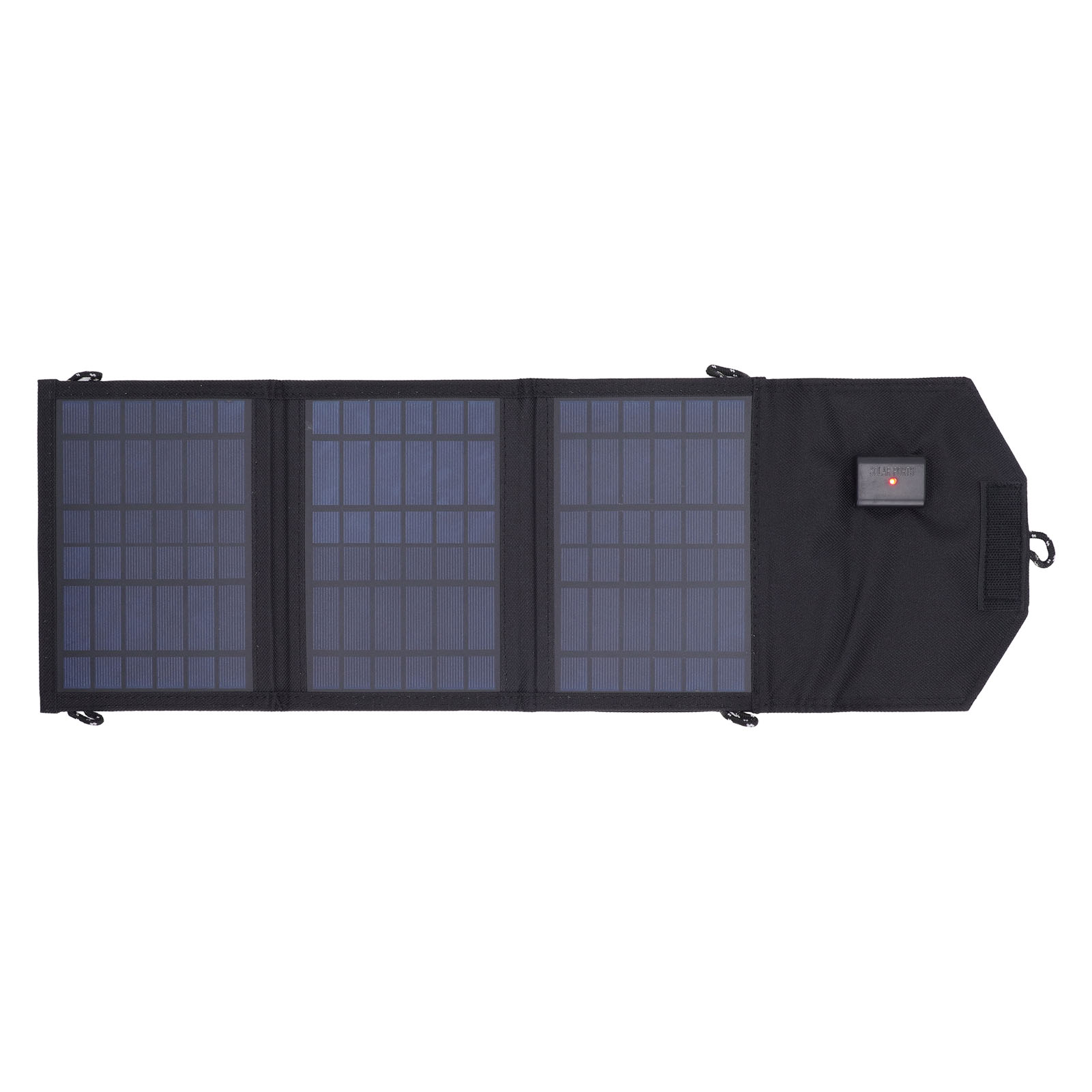 Faltbares 10,5-w-5-v-usb-solarladegerät, Polysilizium-photovoltaikpanel, 3 Tragbare Module Für Smartphone, Kamera Und Externe Batterie.