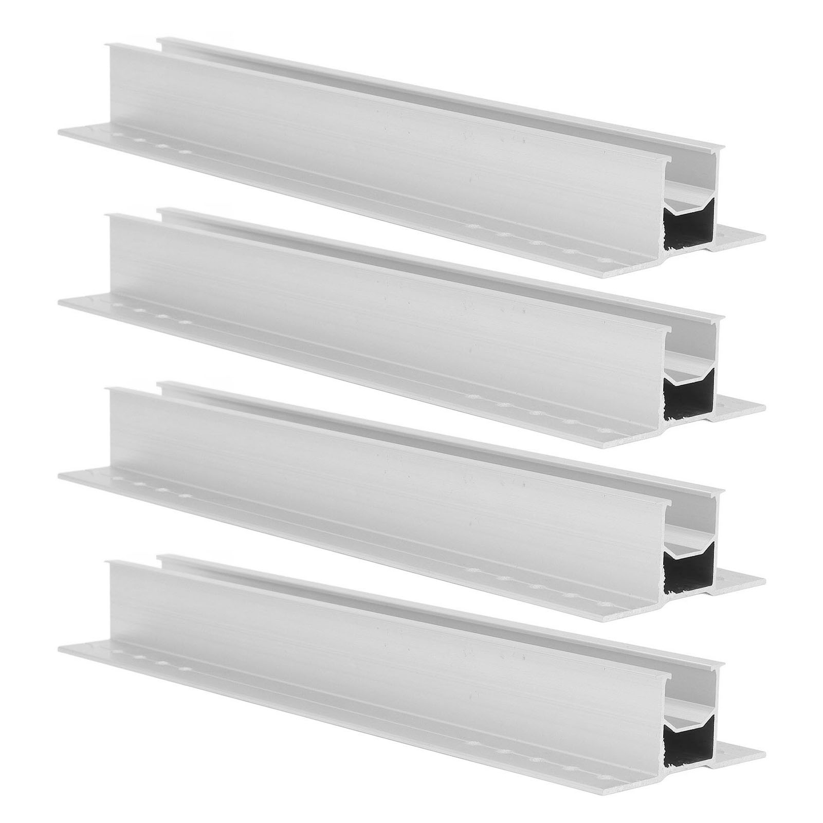 4-teiliges Aluminium-solarhalterungsset, 300 Mm, Korrosionsbeständig
