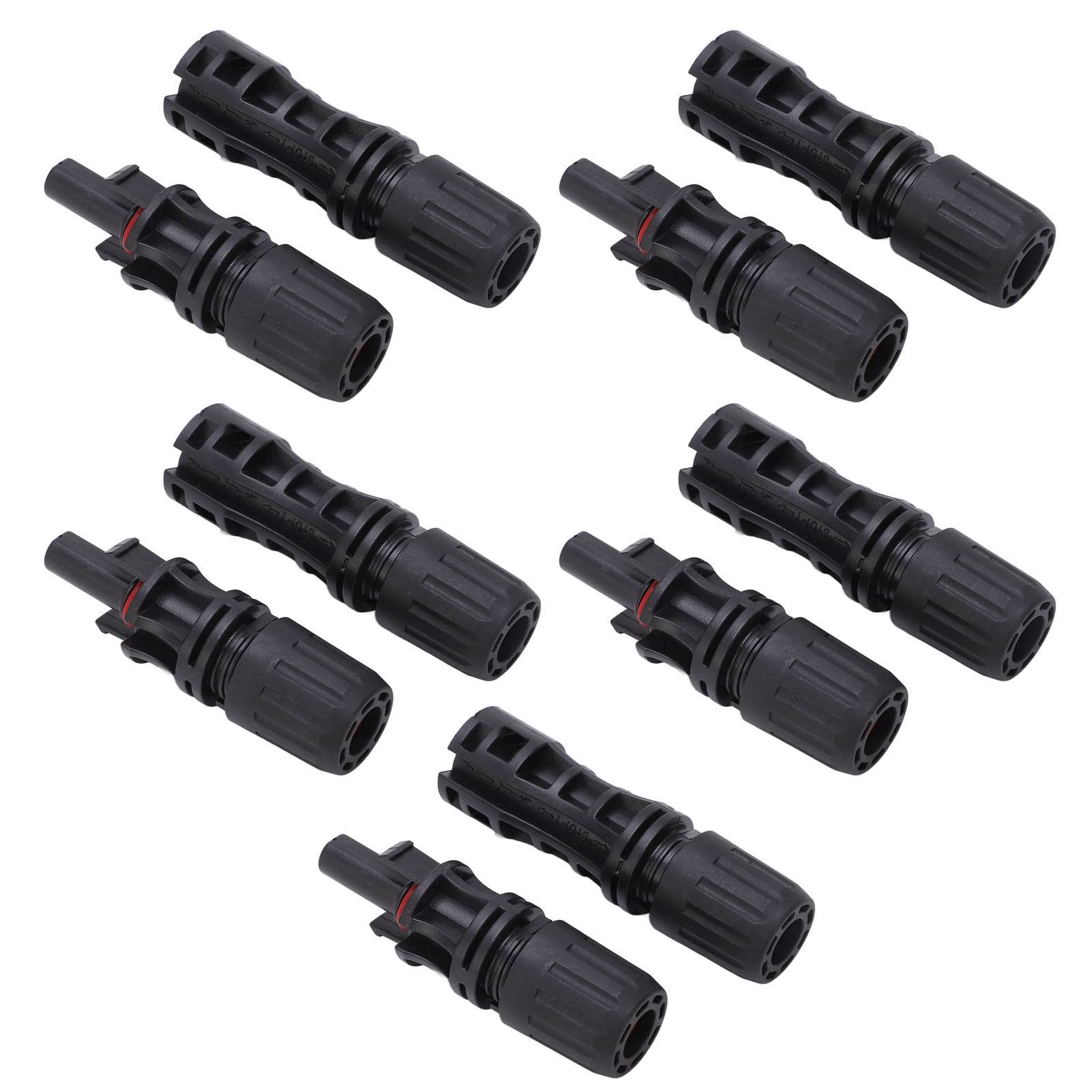 Ip67 Wasserdichter Solarstecker, 5-paarig, Verzinnter Kupferstecker Mc4, 45 A, 1500 V Dc, 6–10 Mm² Photovoltaik-modulkabel, Solarmodul-anschlussset