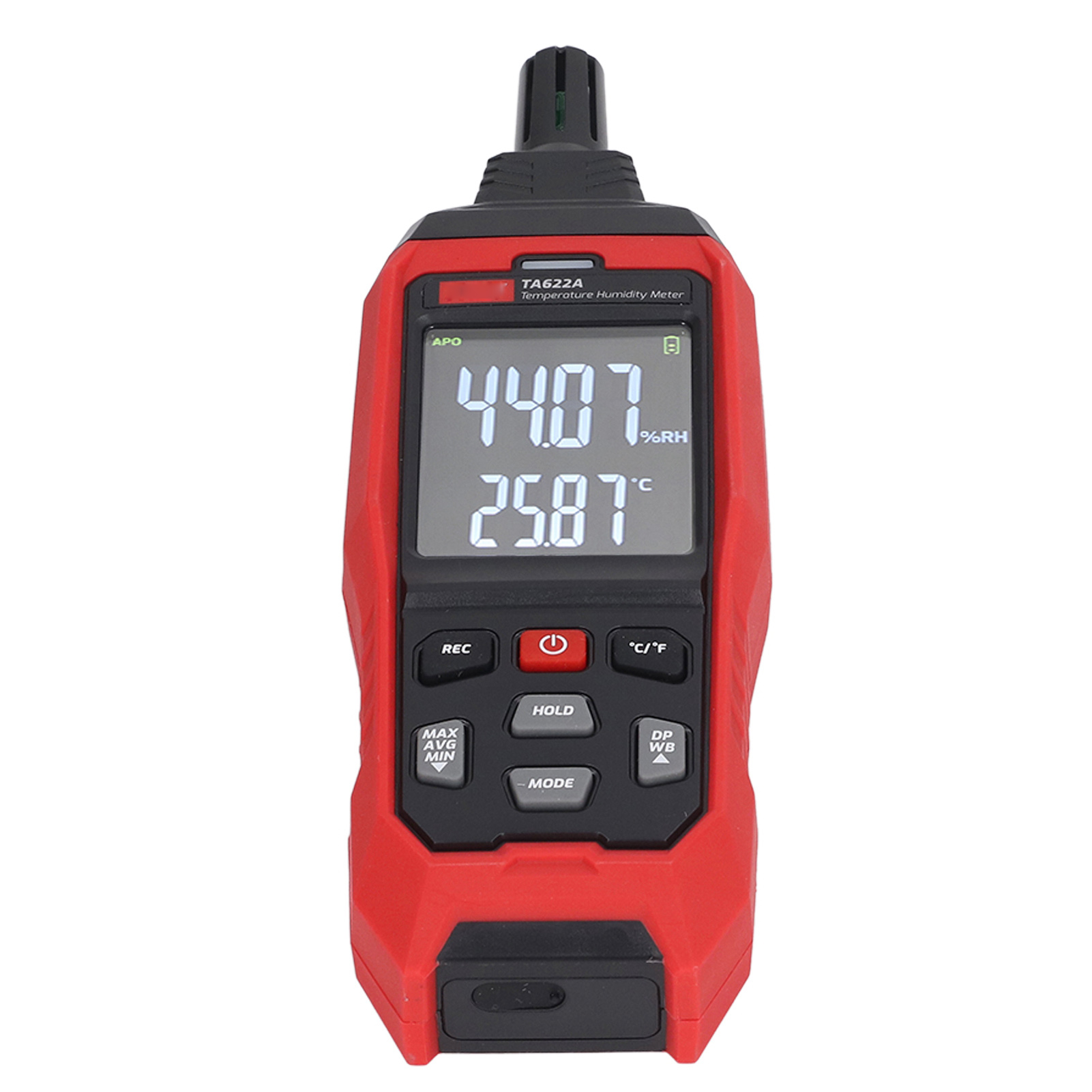 Digitales Feuchtigkeits- Und Temperaturthermometer, Lcd-hygrometer, Taupunkt- Und Feuchtkugelthermometer, Luftqualitätsmessgerät