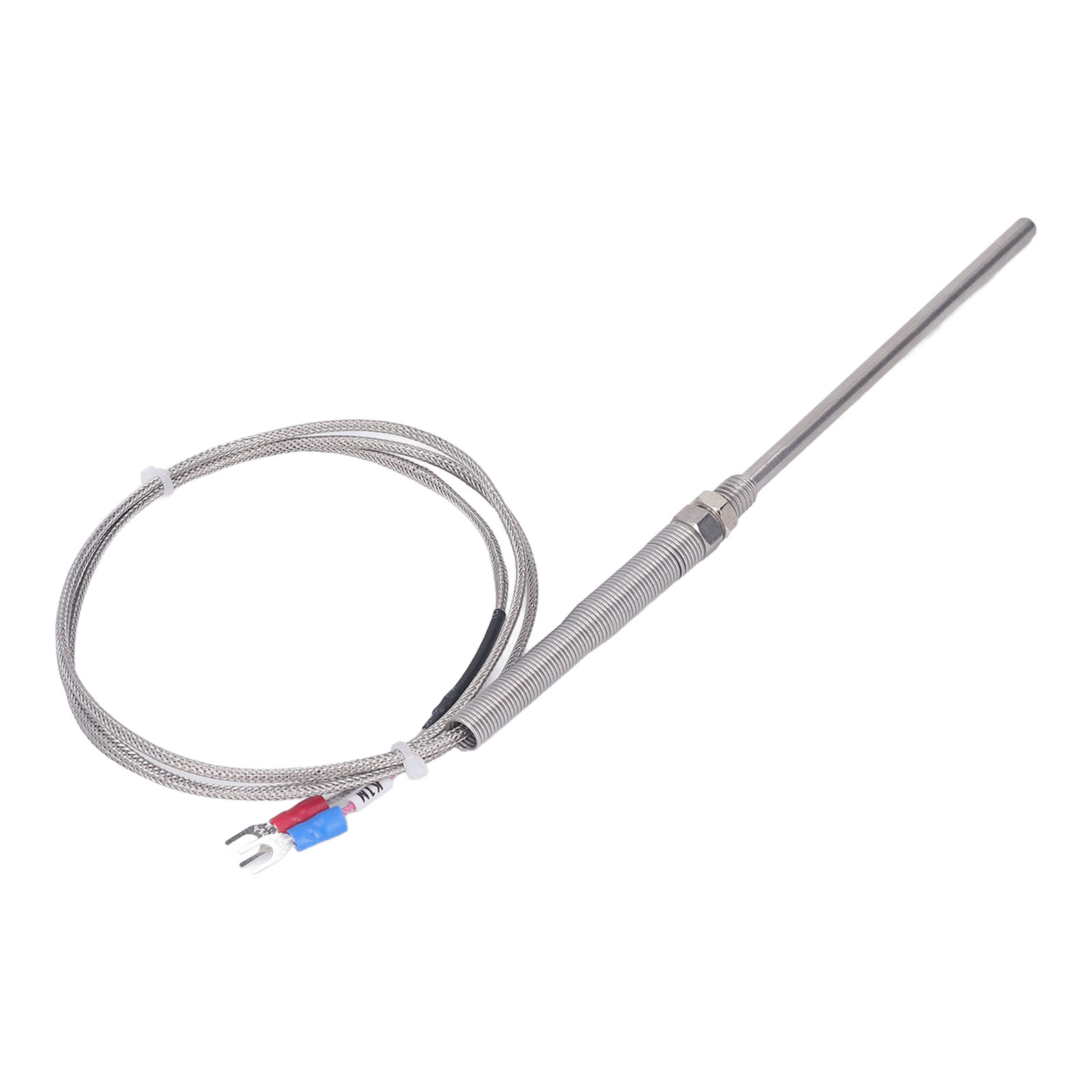 Thermoelement-sonde Typ K, Temperaturfühler Mit M8-gewinde, Edelstahl 304, 1 Meter Länge, Präzises Messgerät.