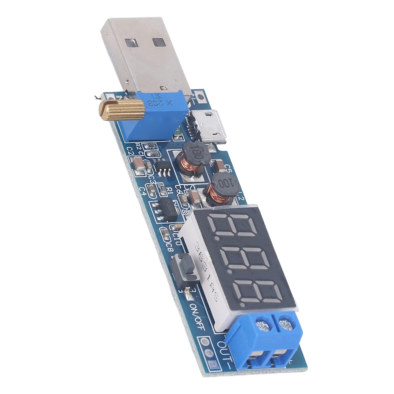 Usb-spannungsreglermodul (abwärts-/aufwärtswandler), Dc 3,5–12 V Auf Dc 1,2–24 V, Einstellbares Netzteilmodul