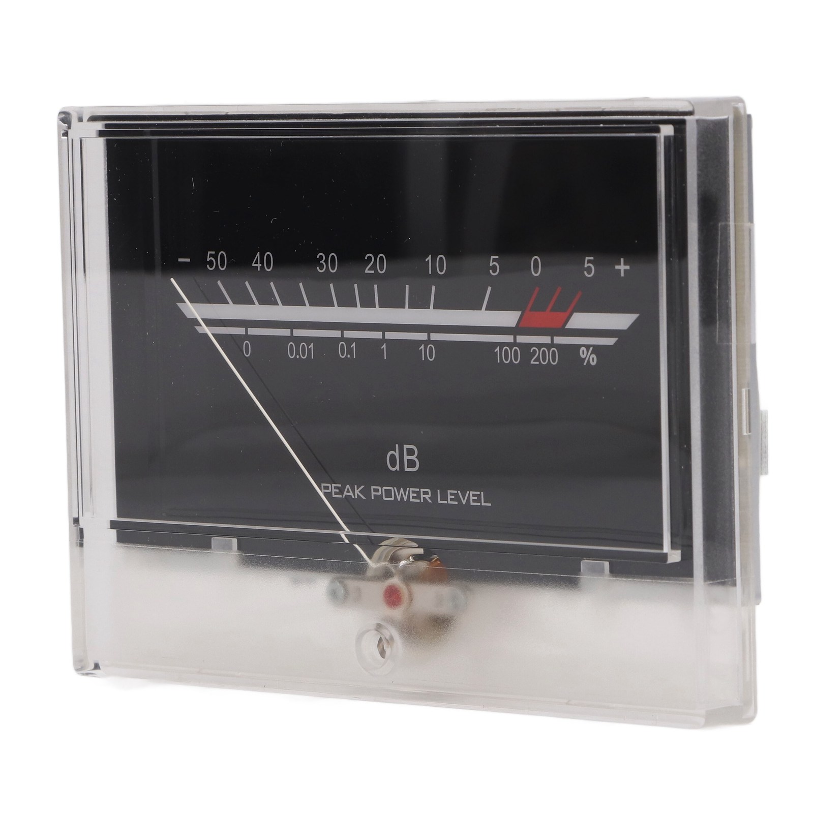 Weiß Hinterleuchtetes Led-vu-meter, Präzise Db-pegelmessung Für Leistungsverstärker, Studios Und Diy-projekte – Audiosignalanzeige