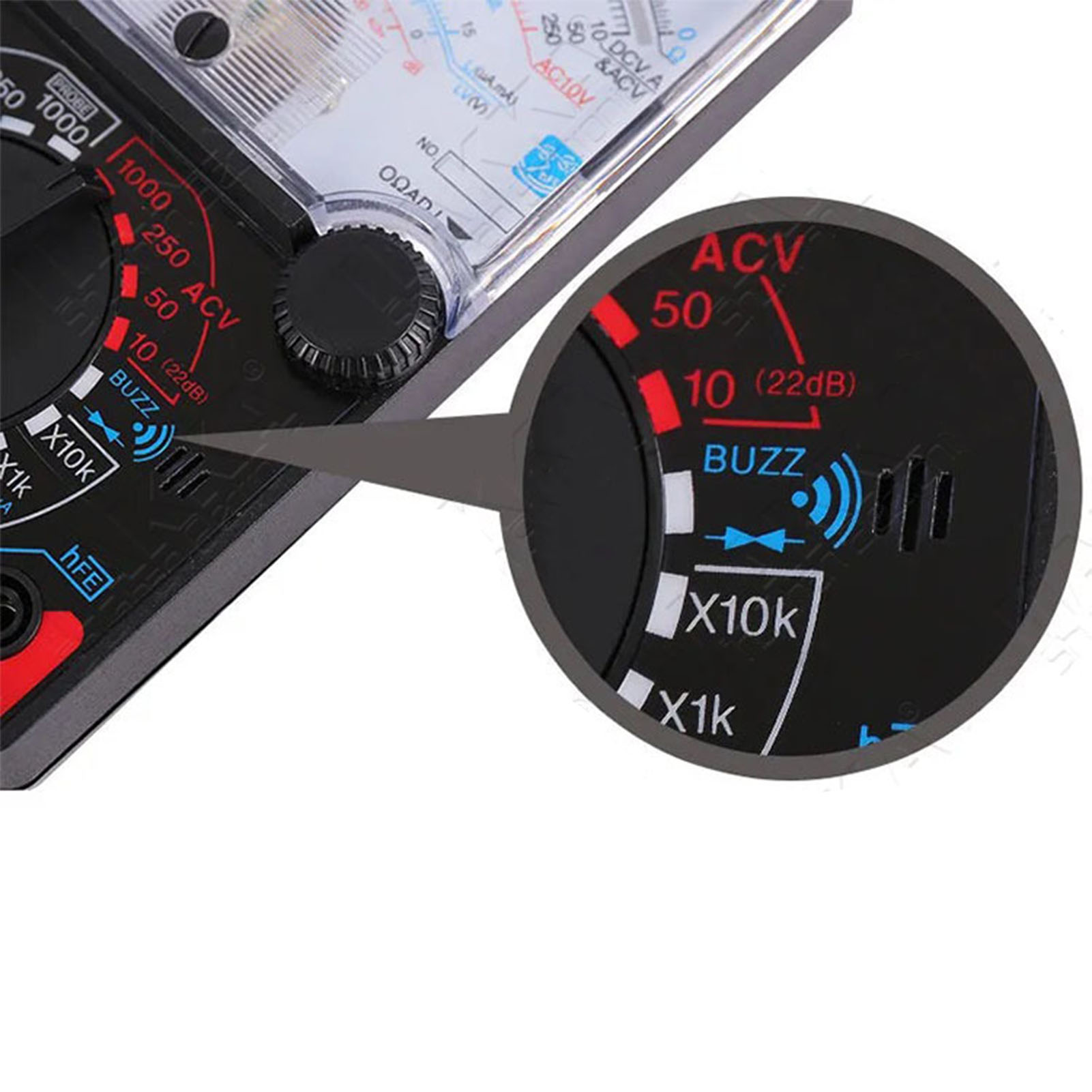 Yx-360tre-lb Analoges Zeigermultimeter Mit Messspitze, Voltmeter, Amperemeter, Ohmmeter, Wartungswerkzeug Und Schulungsunterstützung, Elektrischer Tester Mit Summer
