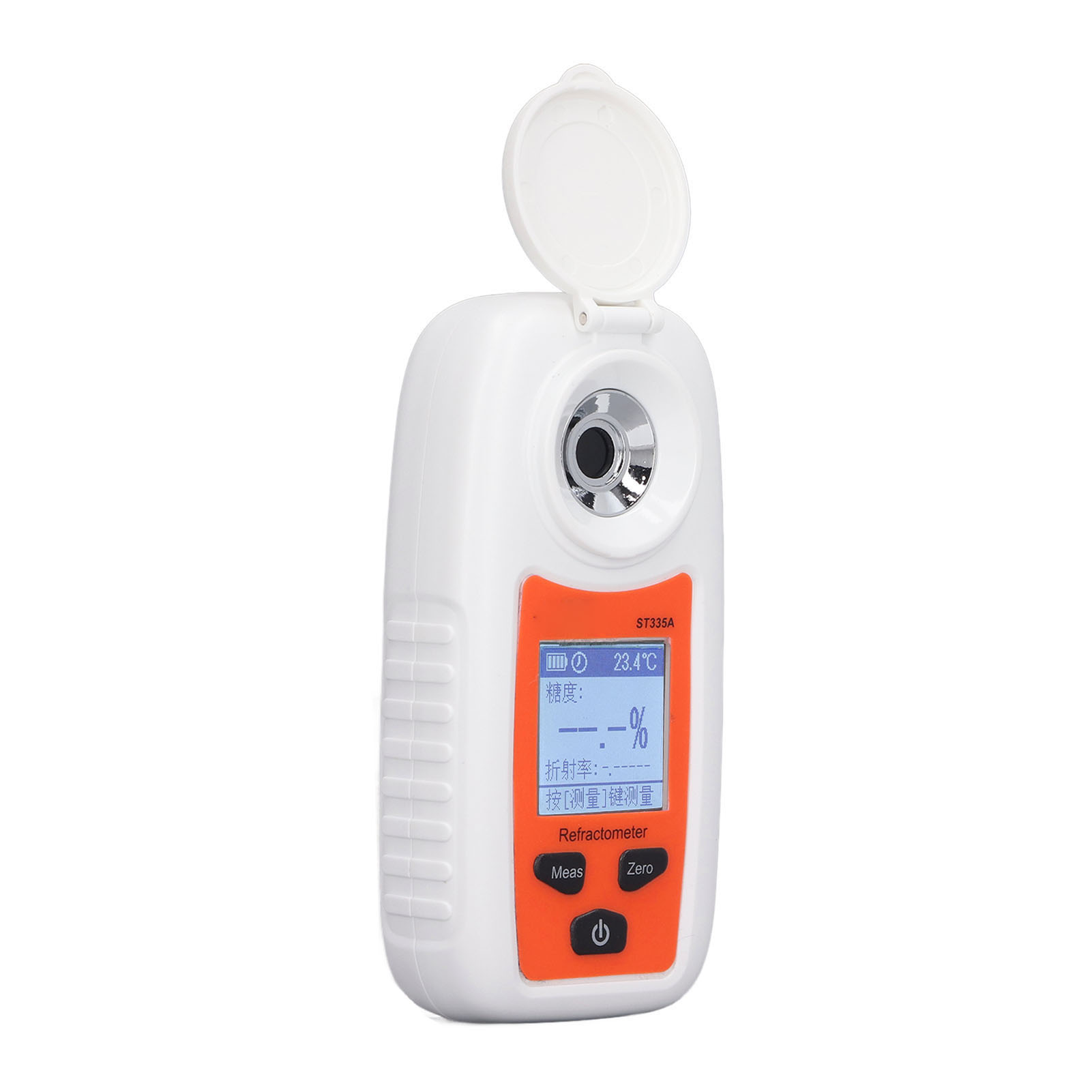 Digitales Brix-lcd-refraktometer Mit Rutschfestem Und Staubdichtem Gehäuse, Fruchtsüßetester, Präzise Zuckermessung.