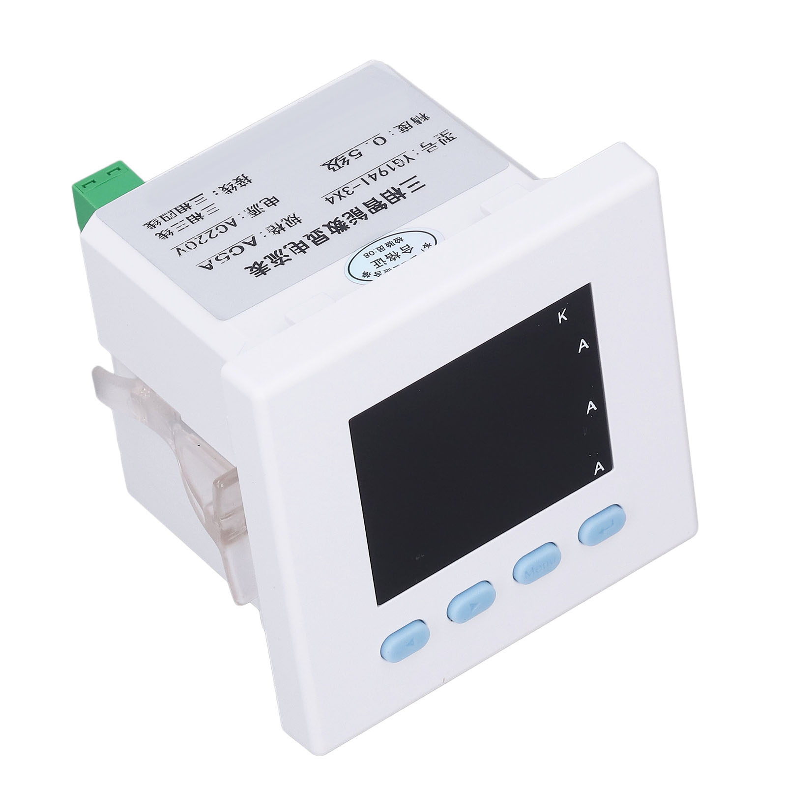 Intelligenter Dreiphasiger Digitaler Stromzähler, Flammhemmendes Abs-gehäuse, Amperemeter Für Die Verteilungsautomation, Ac220v.