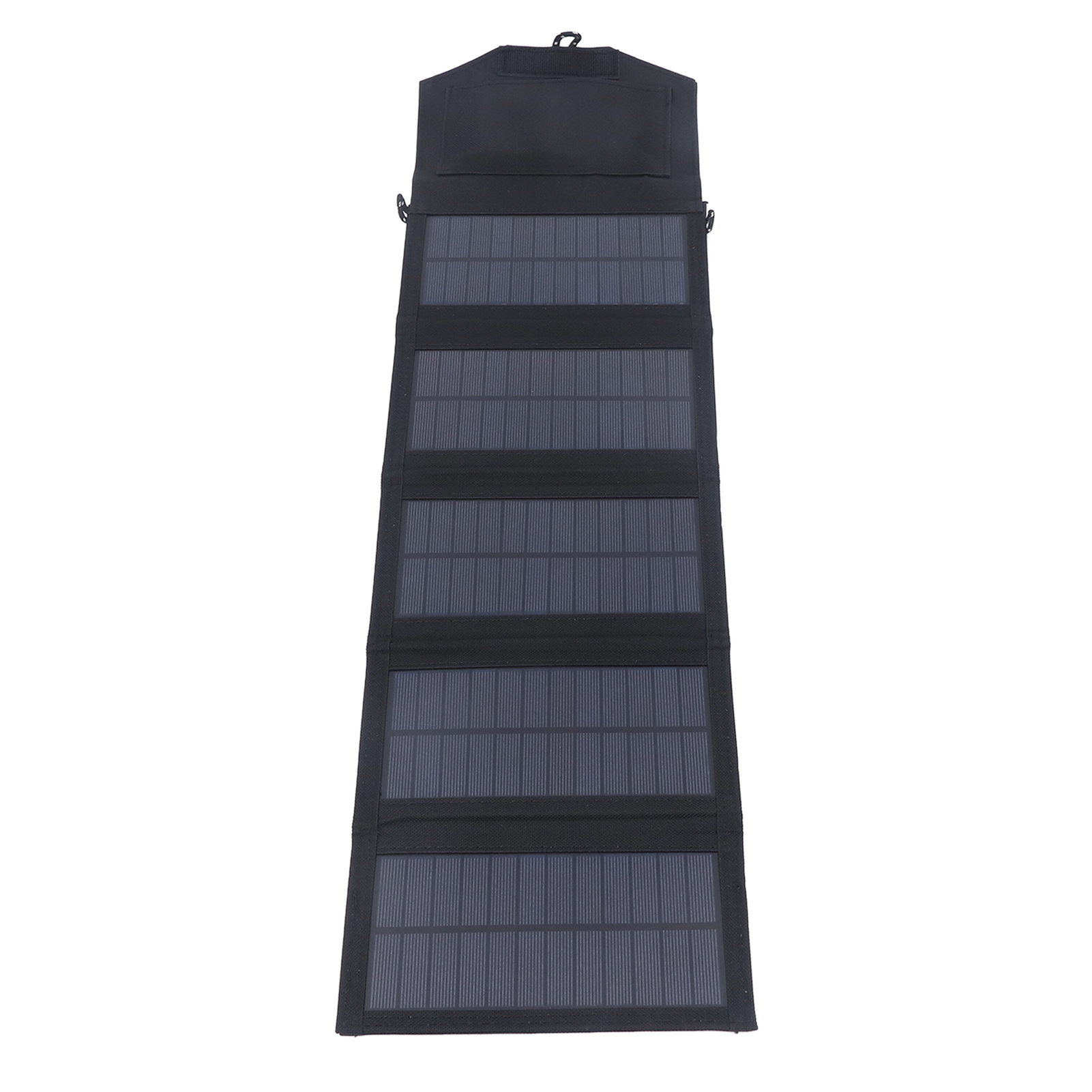 15-w-5-v-solarpanel Mit Zwei Usb-anschlüssen, Faltbares Und Tragbares Solarladegerät Für Camping Und Wandern