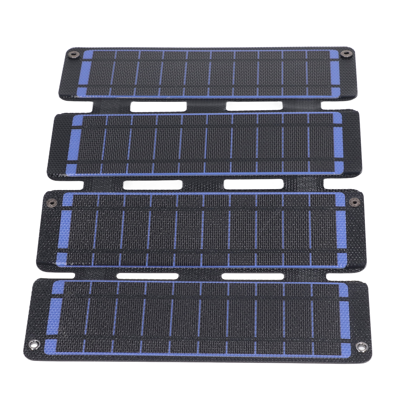Faltbares 14-w-solarpanel Mit Zwei Usb-ladegeräten (0–2,5 A), 20,5 % Wirkungsgrad, 5-v-solarladung Für Den Außenbereich, Blau