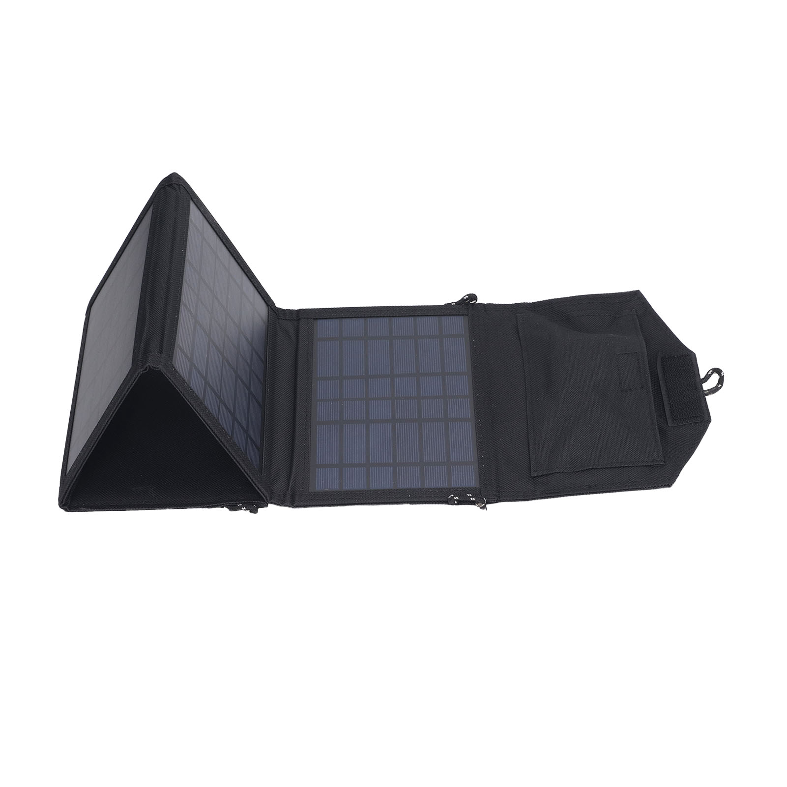 Tragbares, Faltbares Solarladegerät, 5v-solarpanel Mit Zwei Usb-ausgängen (0-2a), Hohe Effizienz Für Camping, Wandern Und Outdoor-aktivitäten