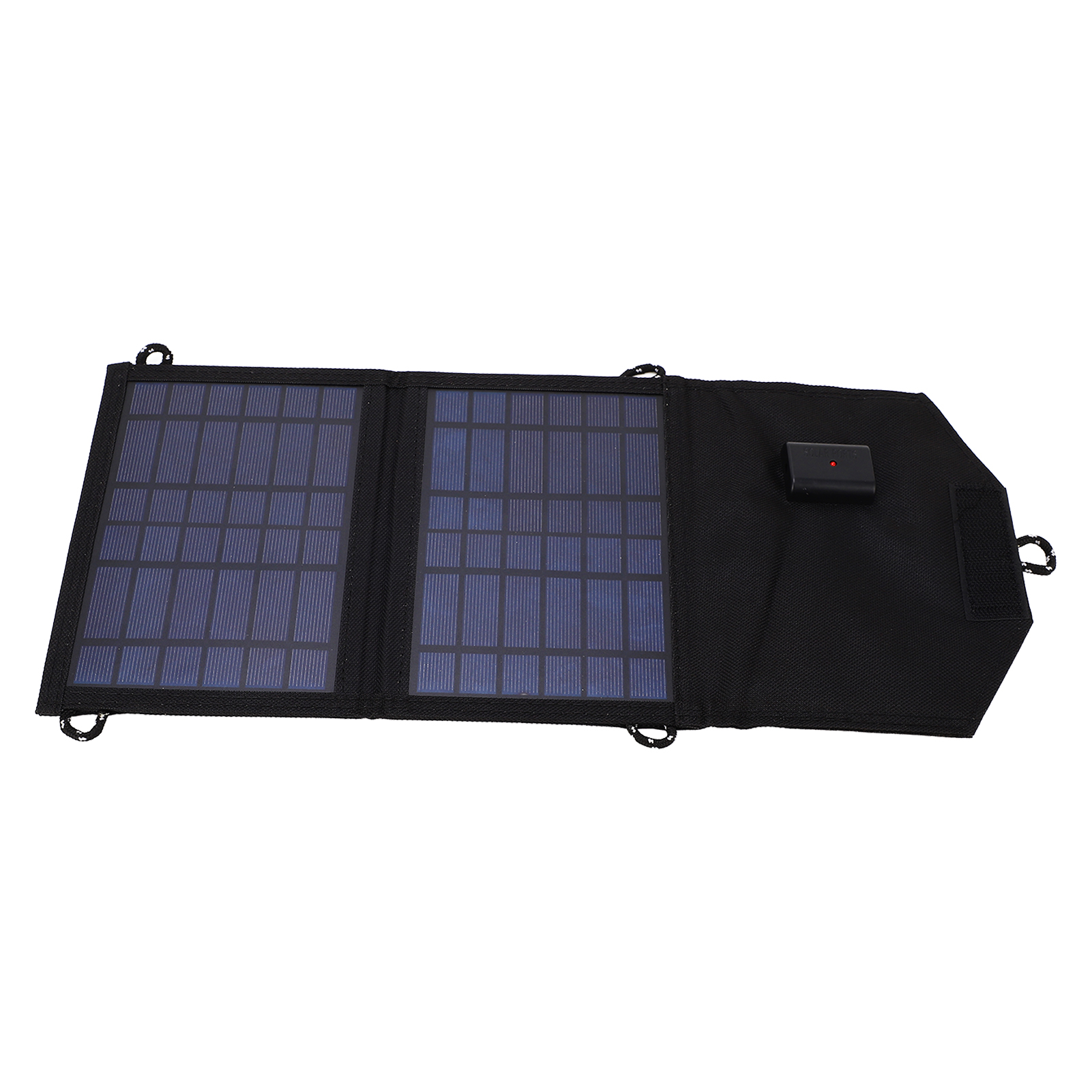 7-w-solarpanel, 5-v-2-a-usb-ladegerät, Faltbar Und Tragbar Für Camping, Inklusive Stofftasche