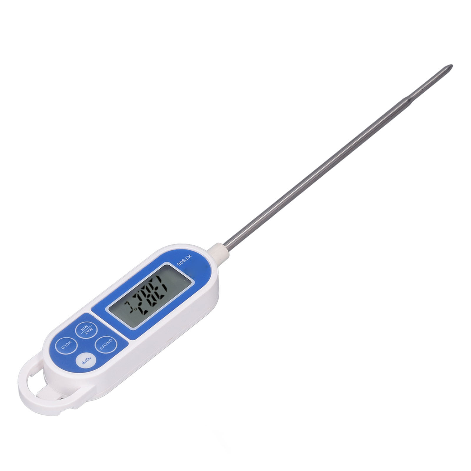 Beleuchtetes, Wasserdichtes Digitalthermometer Mit Langer Sonde Schnelle Temperaturmessung Für Fleisch Und Zum Kochen Präzises Kochen