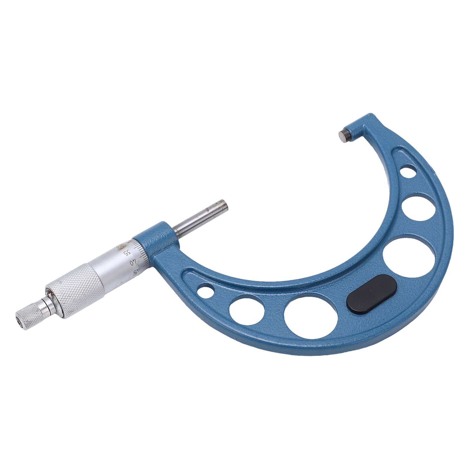 Tragbares Mikrometer Aus Stabiler Legierung, Präzise Dickenmessung, Messbereich 75-100 Mm, Auflösung 0,01 Mm, Werkzeug Zur Dimensionskontrolle.