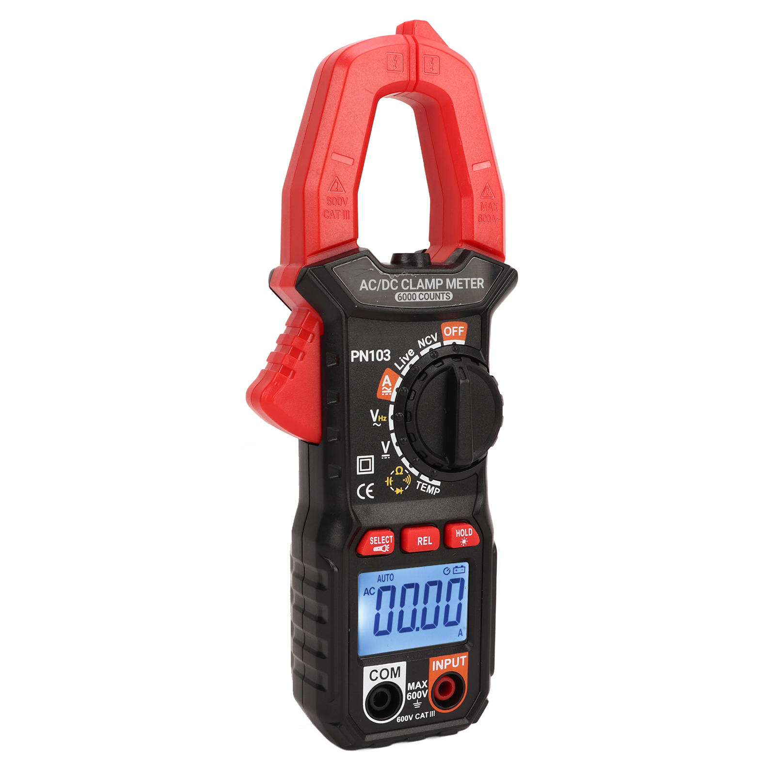 Digitales Stromzangenmessgerät Mit 6000 Zählern, Ac/dc-tester-multimeter, Strommessung, Hohe Präzision, Intelligentes Multifunktionsgerät