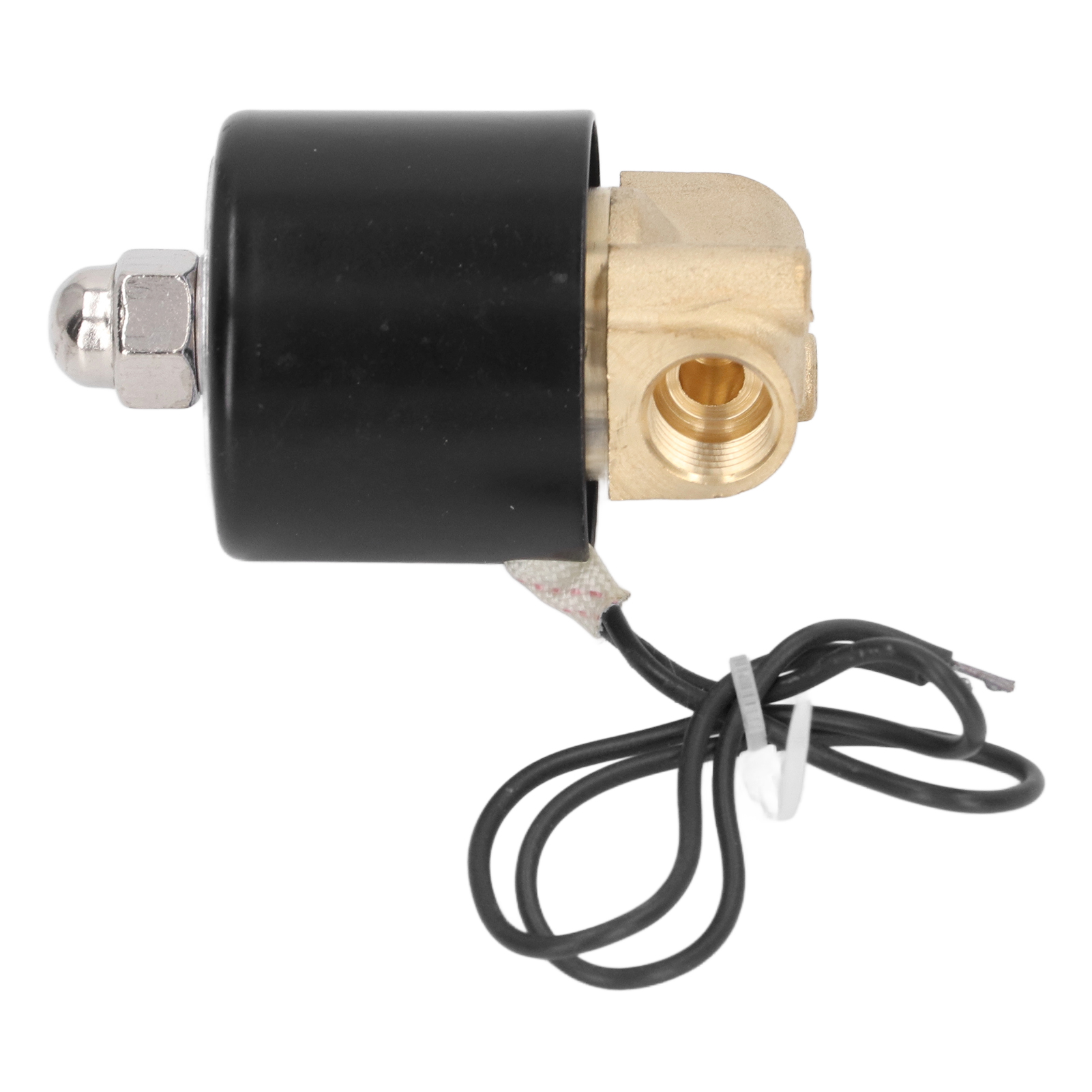 2-w-magnetventil, Normalerweise Geschlossen, Messinggehäuse Und Kupferkern, Elektrische Spule Für Wasser, Gas Und Öl, 1/4 Zoll, 24 V Dc
