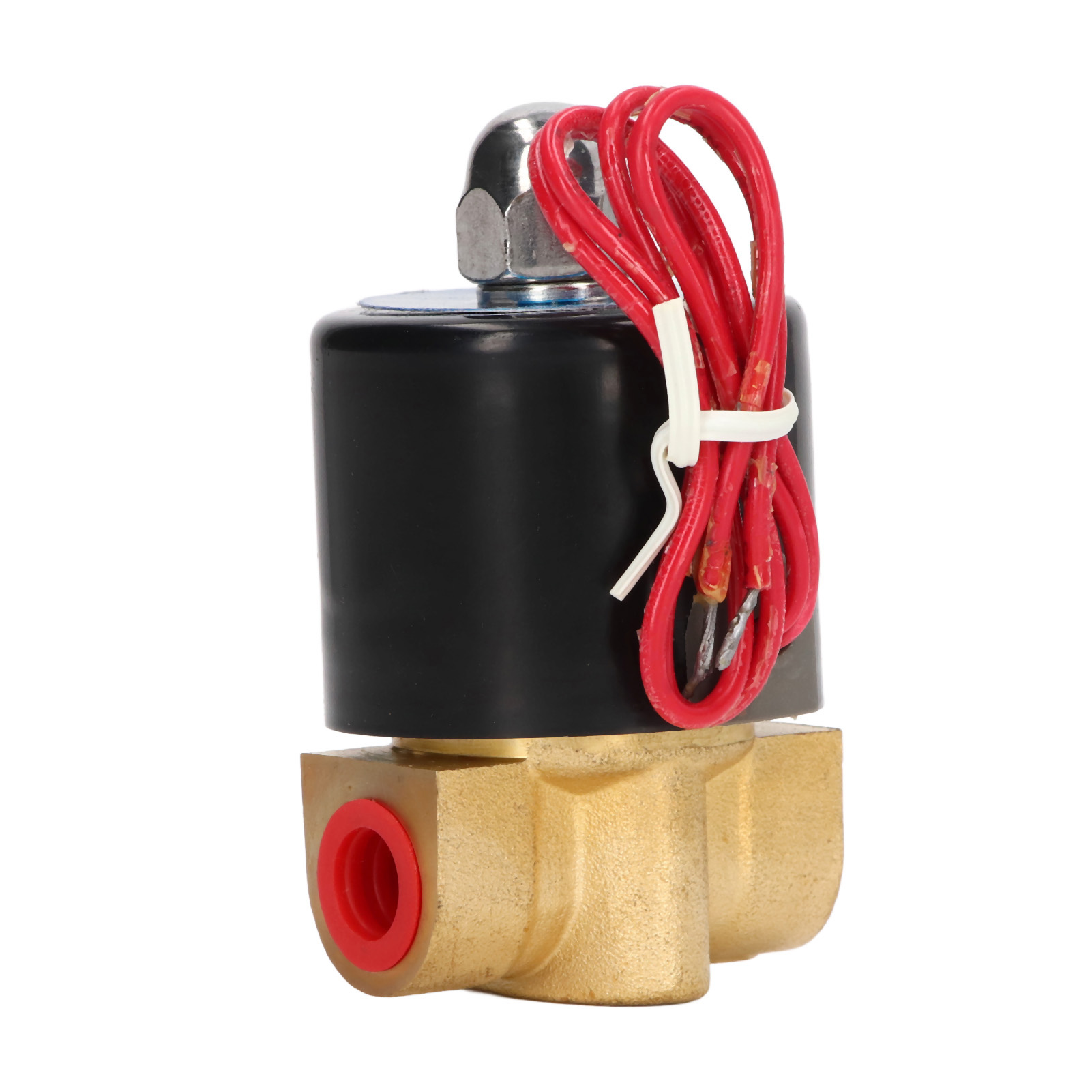 Messing-magnetventil 2w025-08, Normalerweise Geschlossen, 1/4 Zoll, 2-wege, 2-positionen, Für Wasser, 220 V