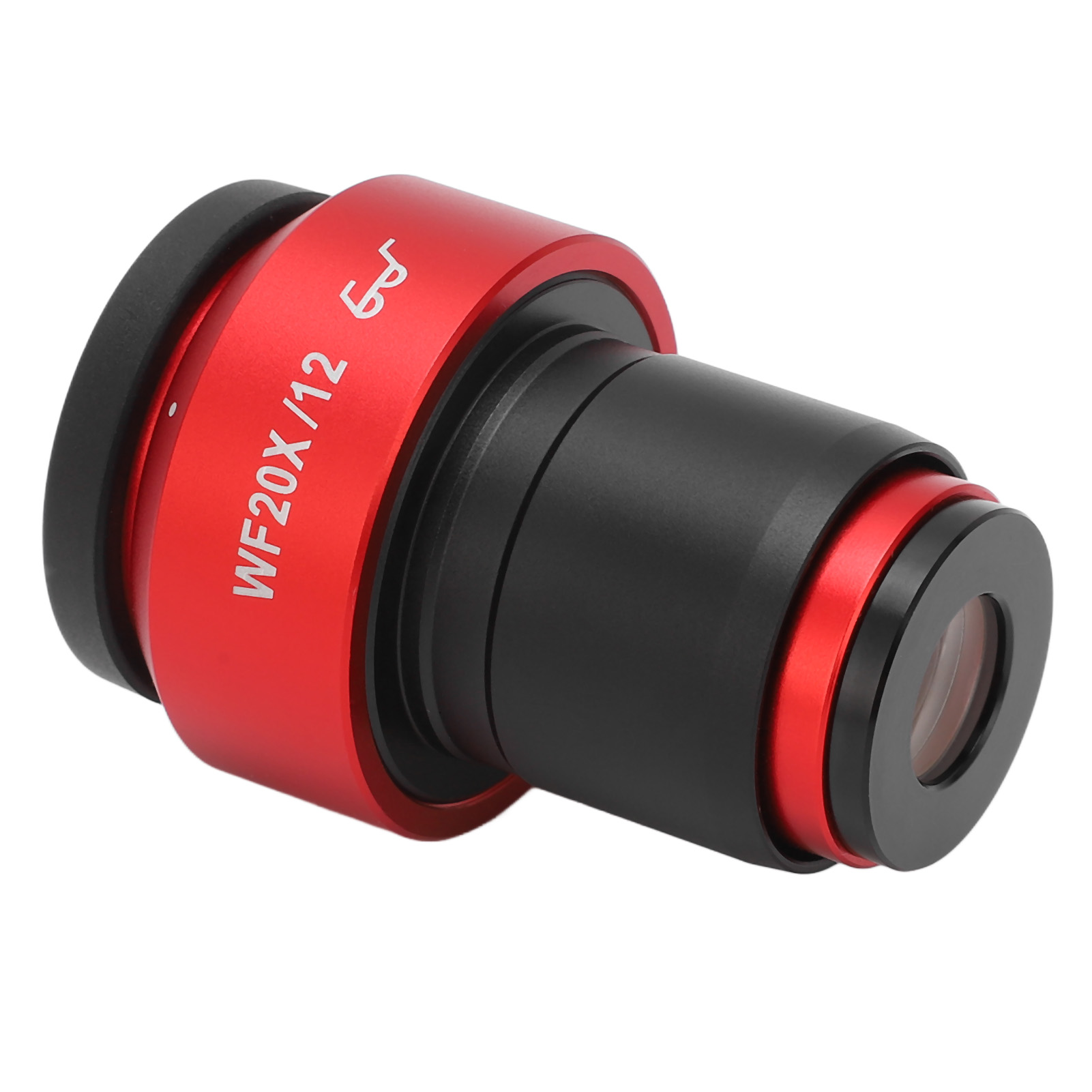 Verstellbares Augenmikroskopobjektiv, Großes Sichtfeld, 30-mm-anschluss, Rote Linse, Optisches Präzisionszubehör.