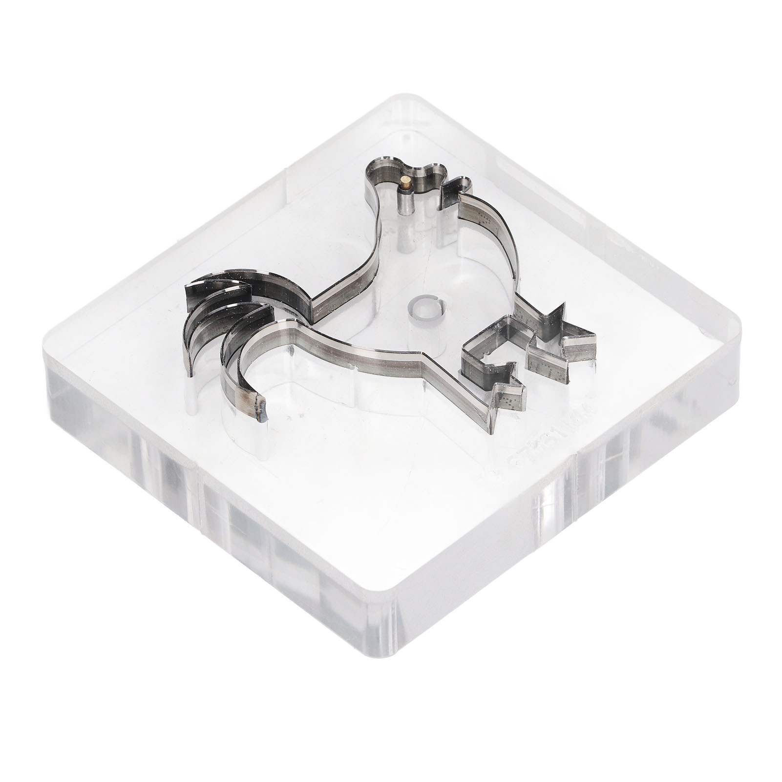 Hühner-ausstechform Aus Legiertem Stahl, Diy-lederschneidform, 67 X 61 Mm