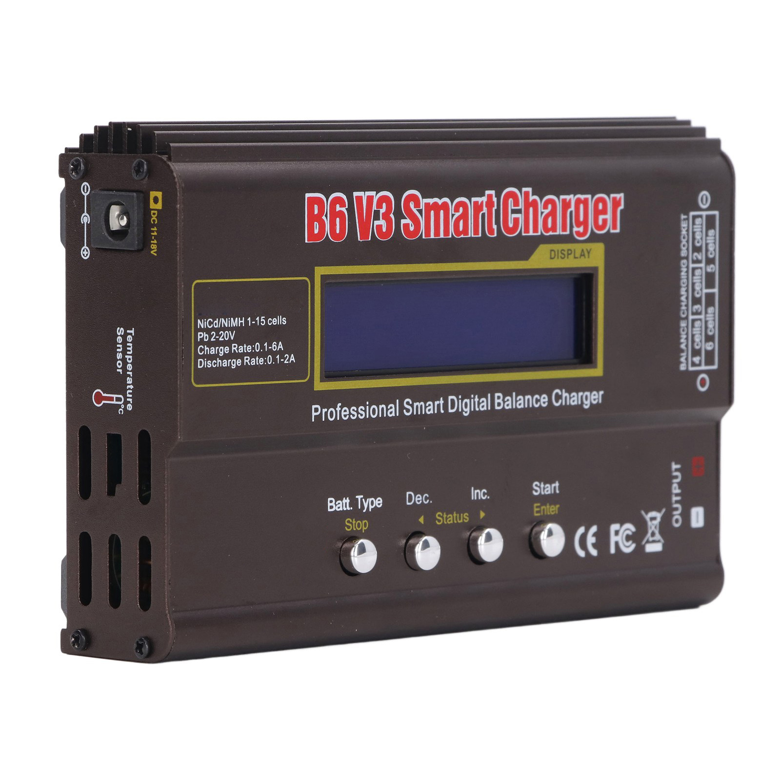 Intelligentes Ladegerät 2s Bis 6s, Automatische Erkennung, Für Lipo-akkus, Serienladeschale Mit Balancer, Ac 100-240v, Präzisionsladegerät.