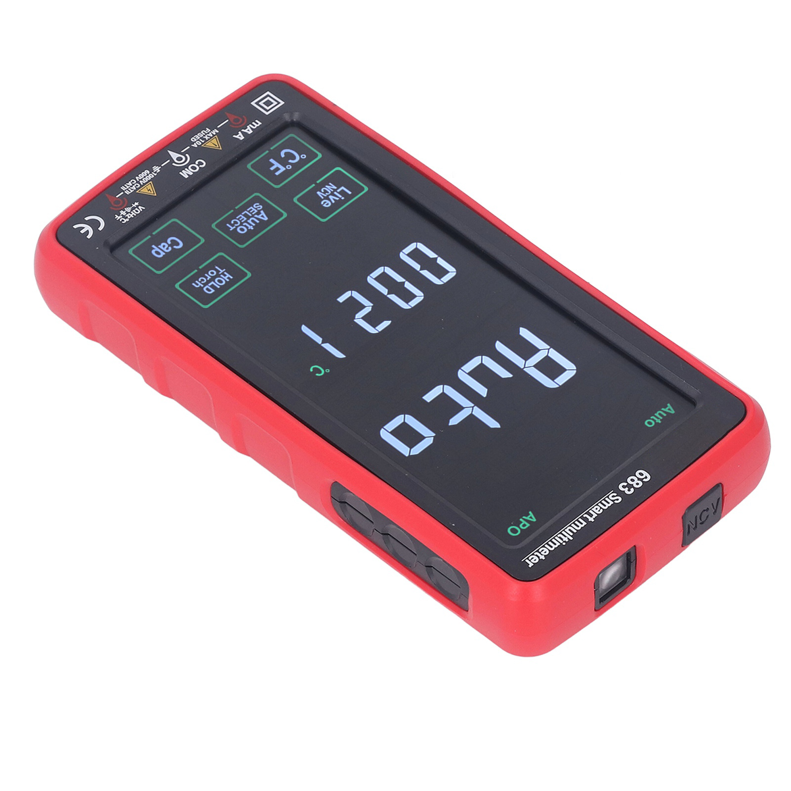 Hochpräzises Professionelles Digitalmultimeter, Multifunktionales Elektrisches Prüfgerät Mit Überhitzungsschutz, Automatischer Bereichswahl, Spannungs- Und Widerstandsmessung.