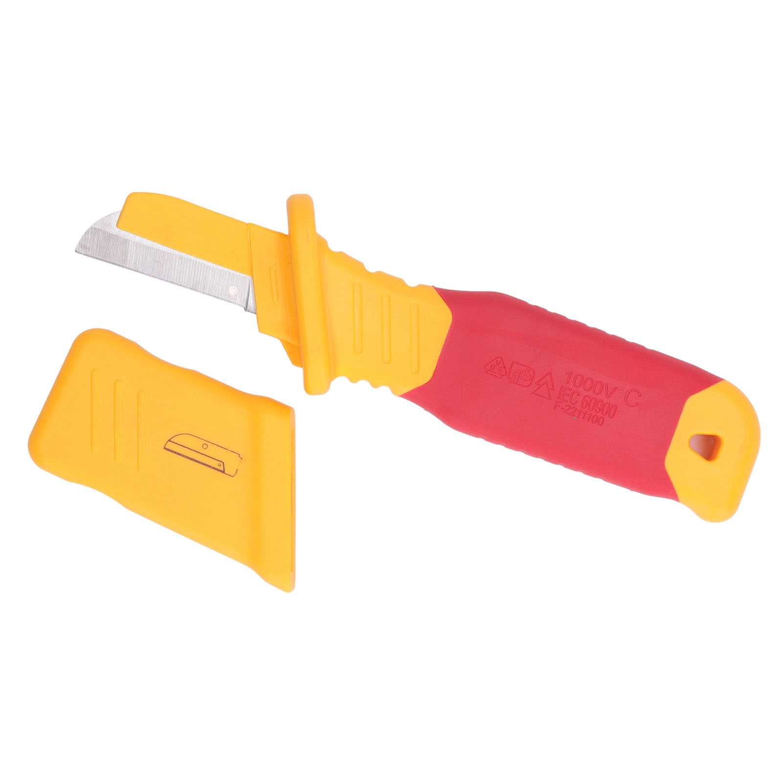 1000-v-kabelabisoliermesser, Hochspannungsfest, Antimagnetisch, Isolierend, Elektrikermesser Kn001