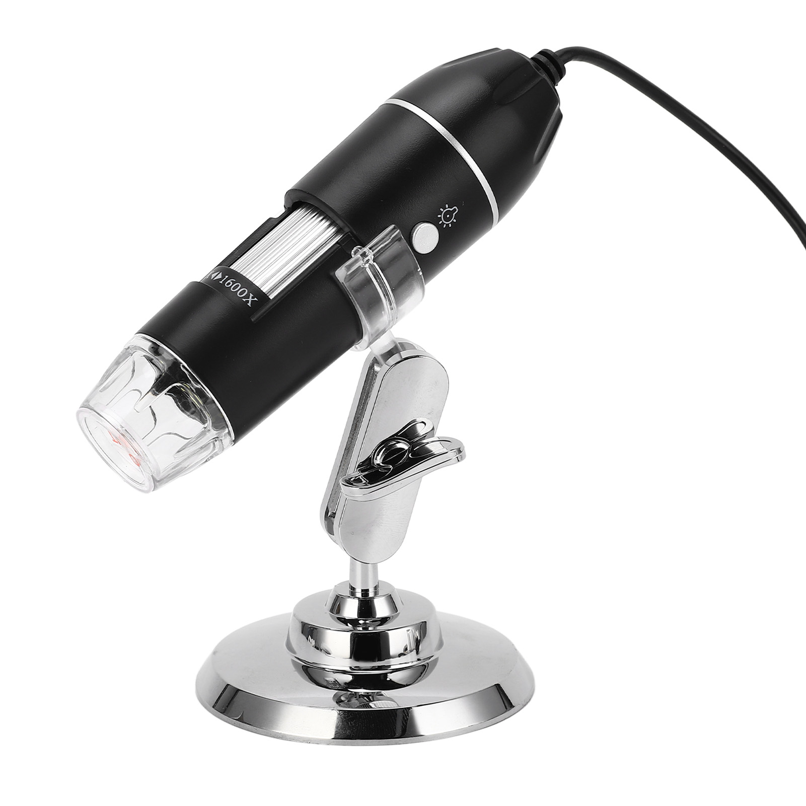 3-in-1 Usb Hd 1600x Digitalmikroskop, Tragbar, Handlich, Kabelgebunden, Für Iphone, Android, Pc, Elektronische Vergrößerungslupe, Präzise Beobachtung.
