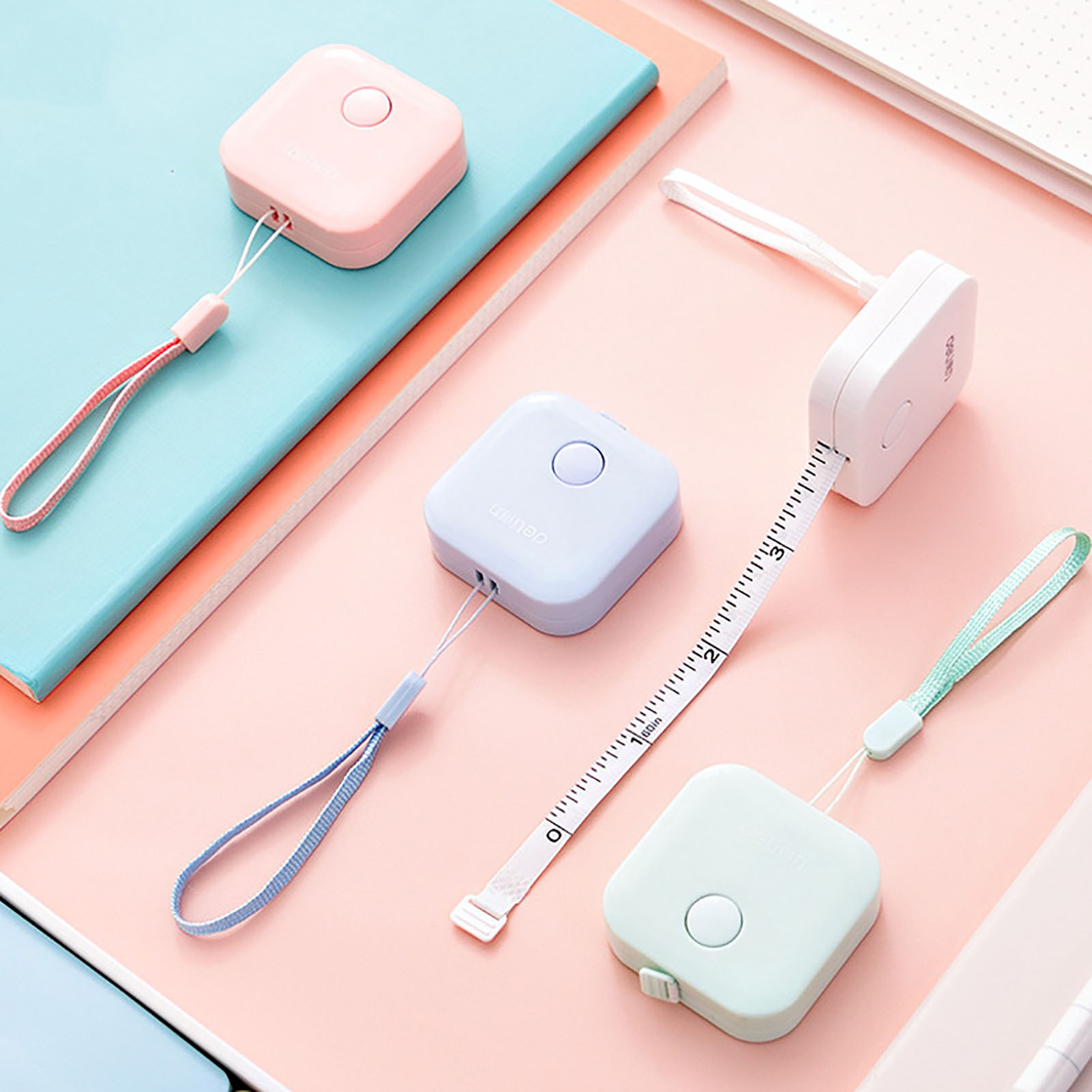 Mini-tragbares, Flexibles, Einziehbares Doppelskalen-maßband, 1,5 M Flexibles Körpermaßband (metrische Und Imperiale Einheiten) Für Näh- Und Haushaltszwecke.