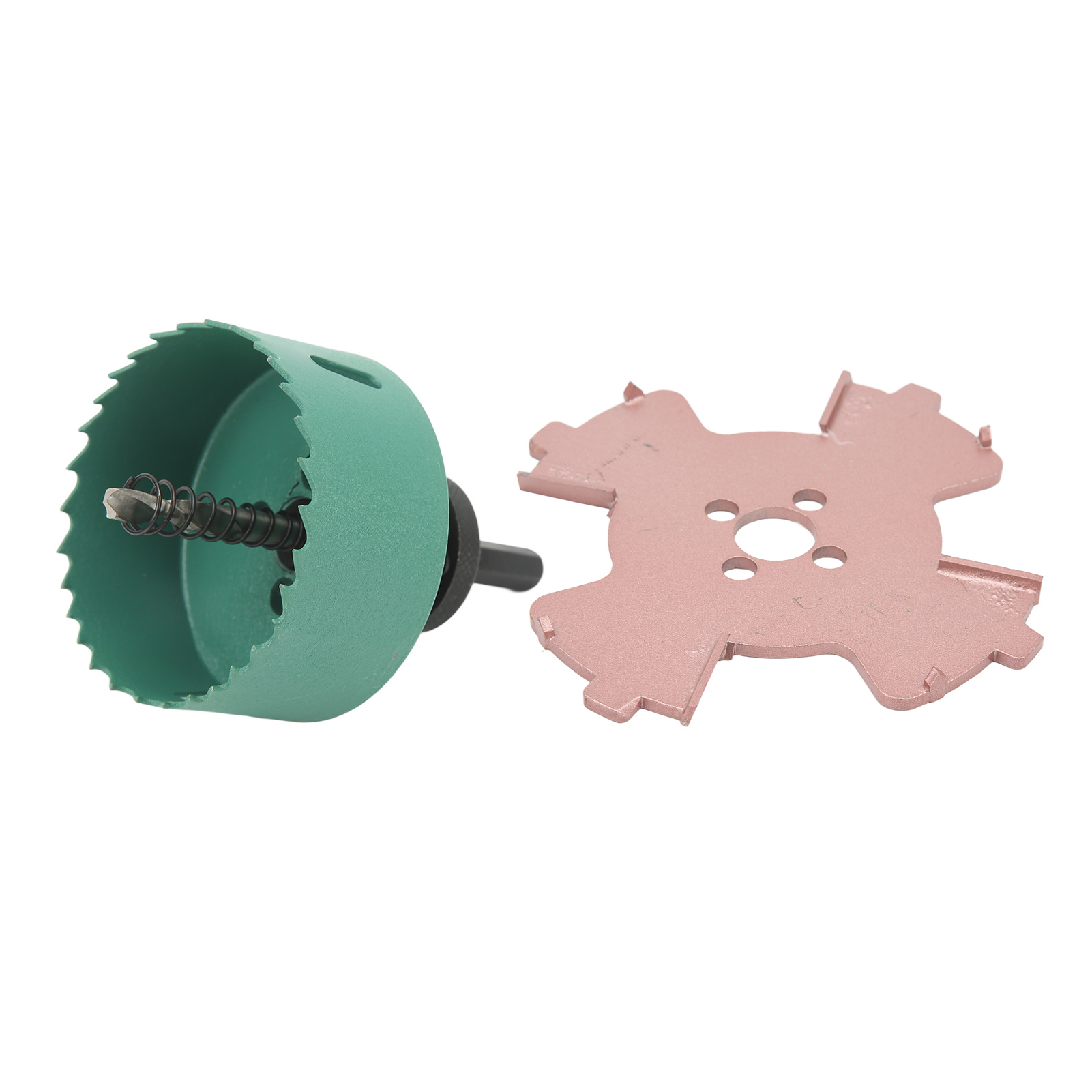 3-teiliges Set: 75 Mm (3") Sechskant-lampenbohrer, Randloser Zentrierbohrer, Lampenbohrer Für Holz, Präzise Positionierung