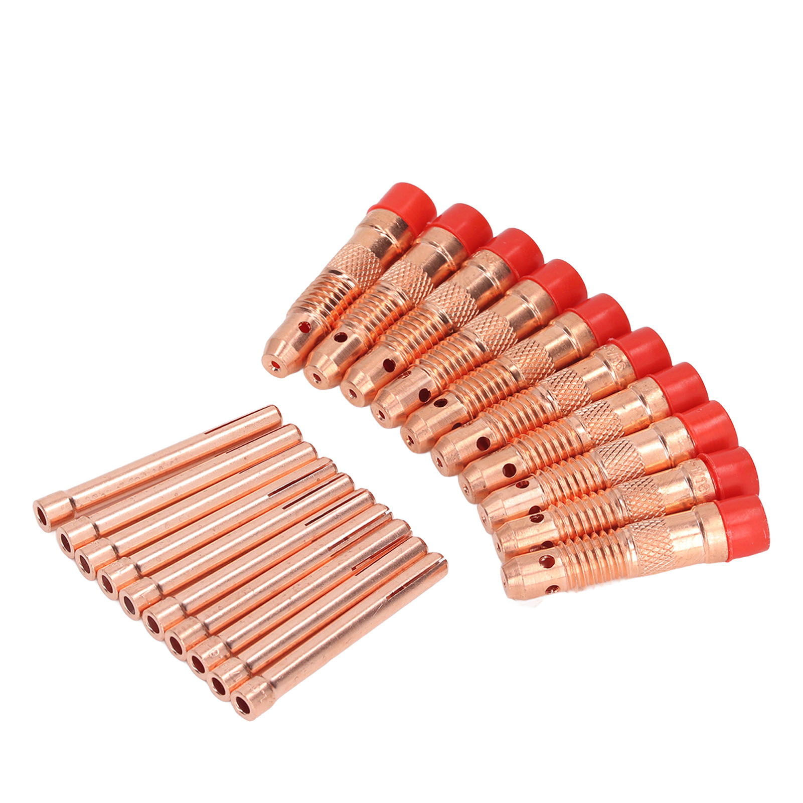 10 Wig-klemmen Und 10 Brenneranschlüsse, Kupferverbinder Für Das Argon-lichtbogenschweißen, Schweißzusatzwerkstoffe, 20er-packung
