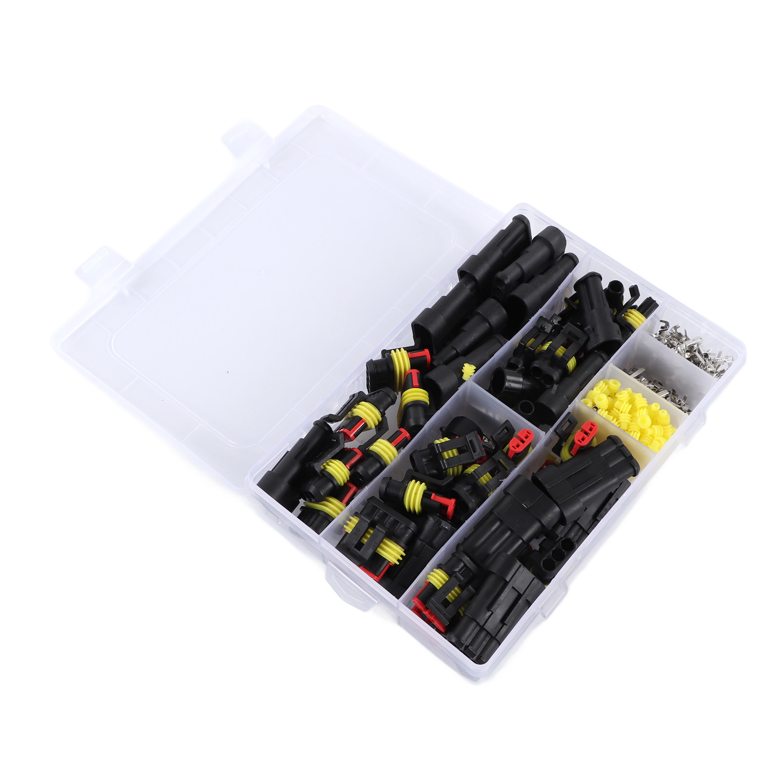 Wasserdichter Kfz-elektrikverbinder, Schnellsteckverbinder-set Für Kabelbäume, Kfz-anschlussklemmen, Kabelsatz Mit Wasserdichten Steckern.