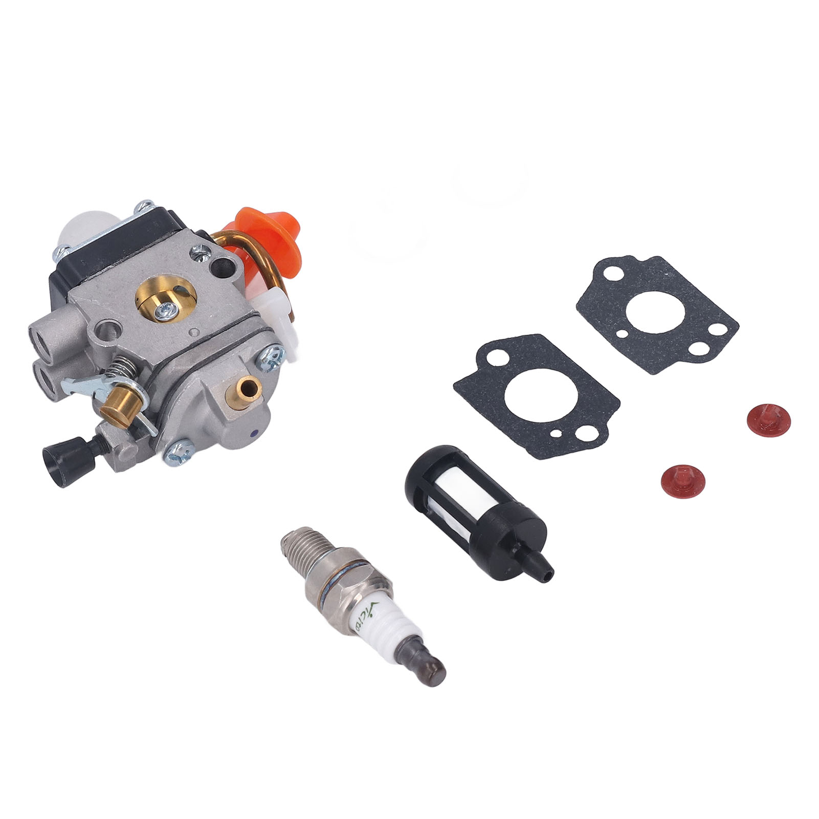 Vergaser-reparatursatz Für Freischneider 41801200610, Zündkerze, Kraftstofffilter Und Dichtung, Komplettes Wartungsset