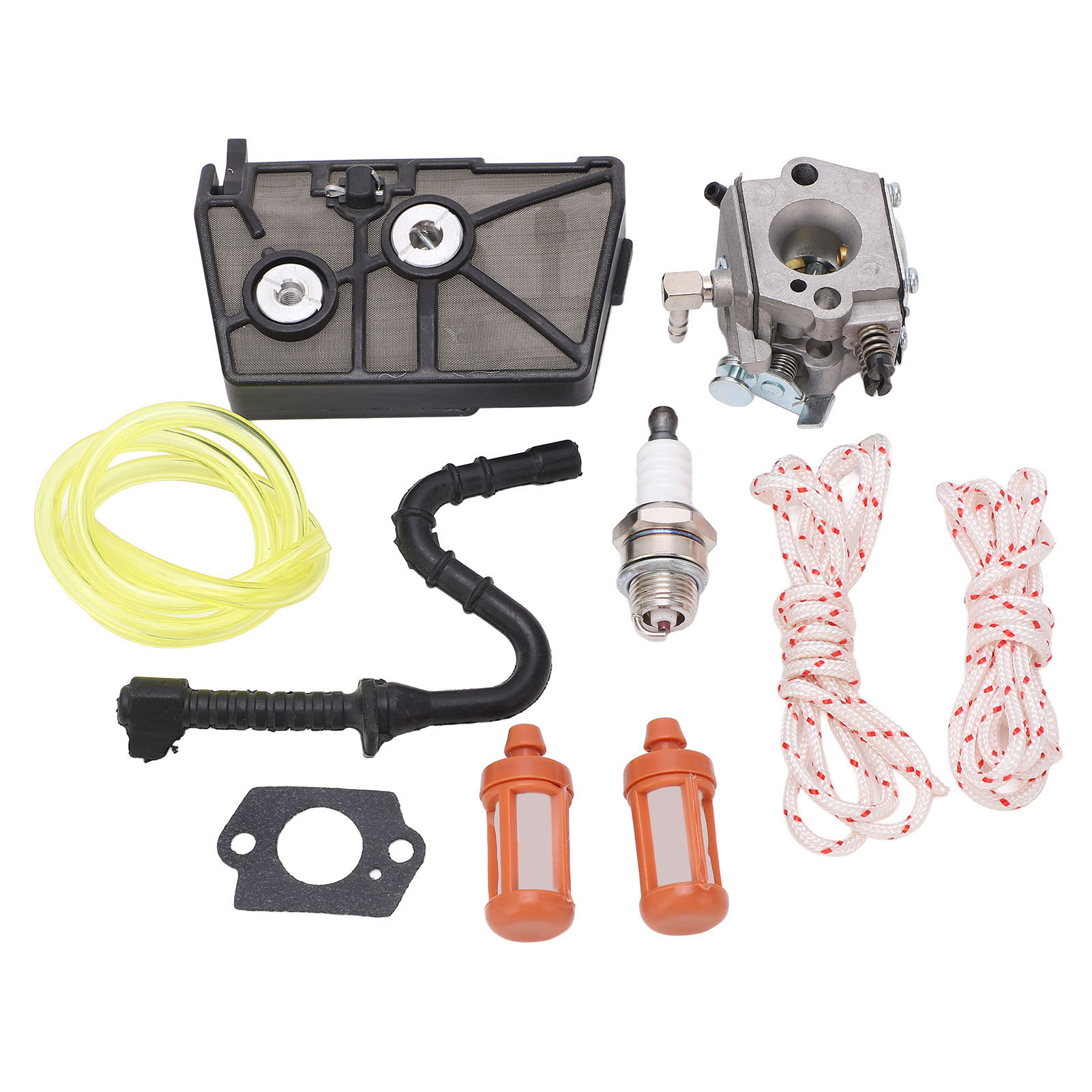 Kettensägen-vergaser-reparatursatz + Zündkerze, Kraftstofffilter, Dichtung Und Schlauch Für 028, 028av, 028wb, 028q, 028w