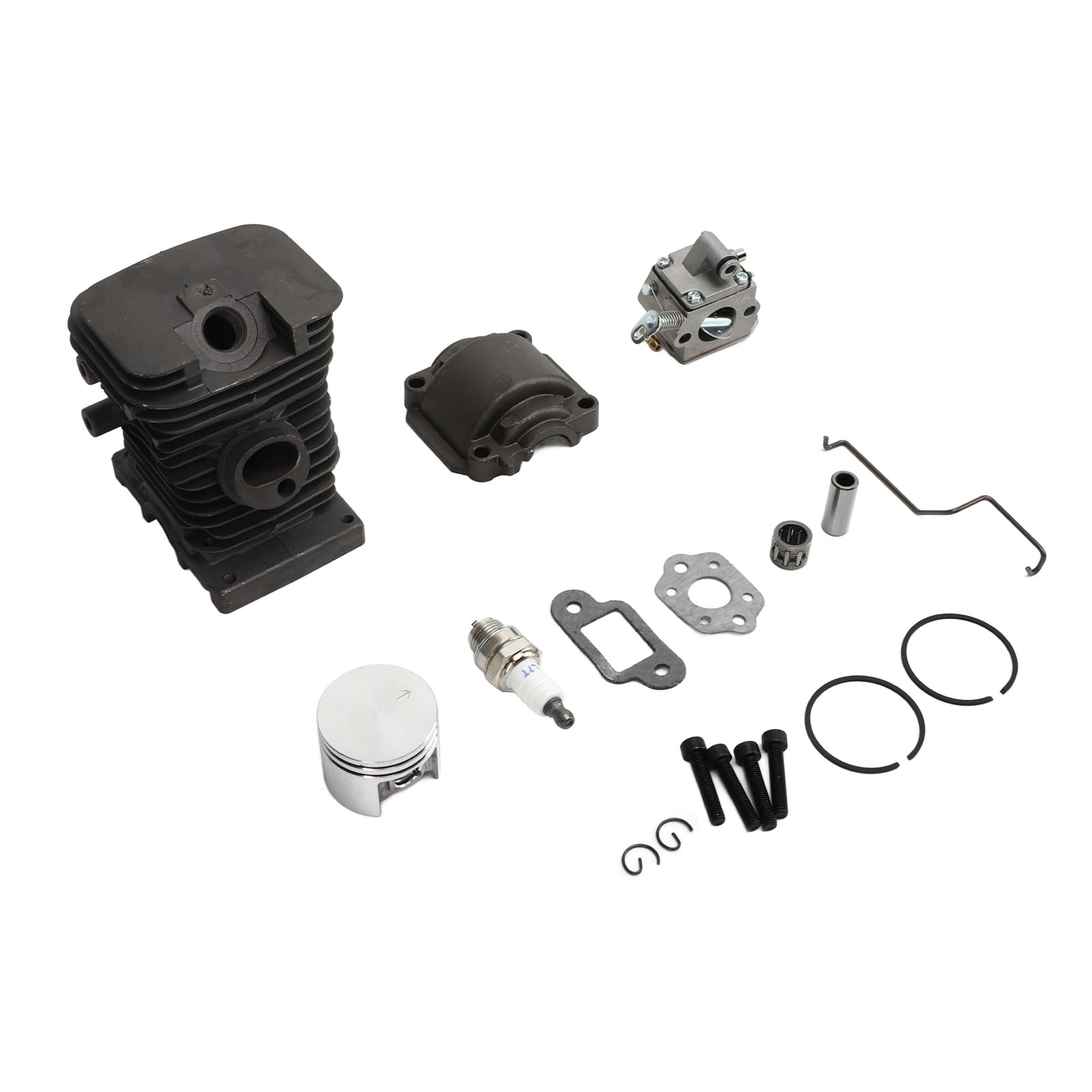38-mm-kolbensatz, Zylinder, Zündkerze, Vergaserersatz Für Stihl 017 018 Ms170 Ms180 Kettensägen