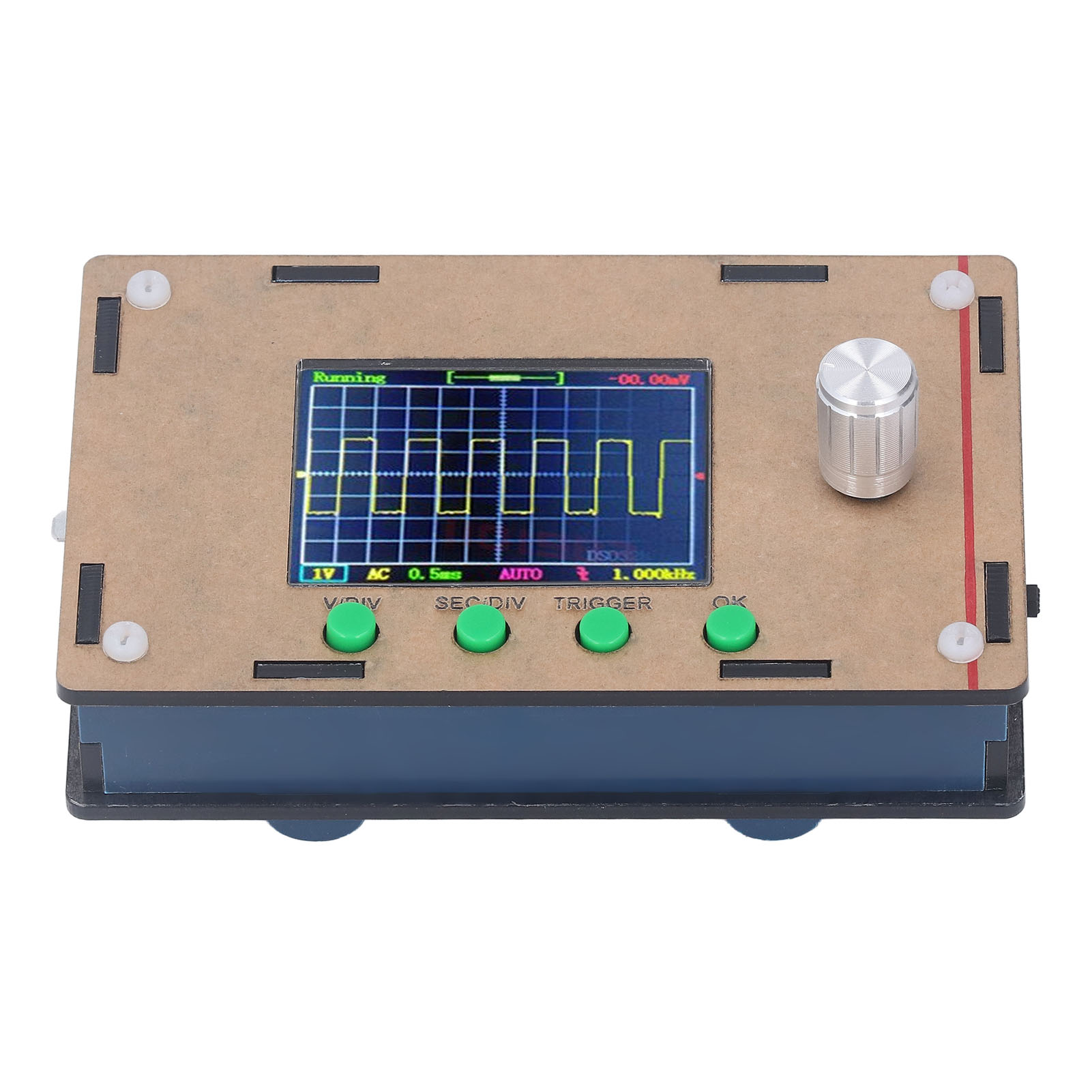 Tragbares Digitales Oszilloskop Mit 2,4-zoll-lcd-display, 200 Khz Bandbreite, 1 Megasamples/s, 9 V Gleichspannung, Signal- Und Wellenformmessung, Kompaktes Elektronisches Testgerät.