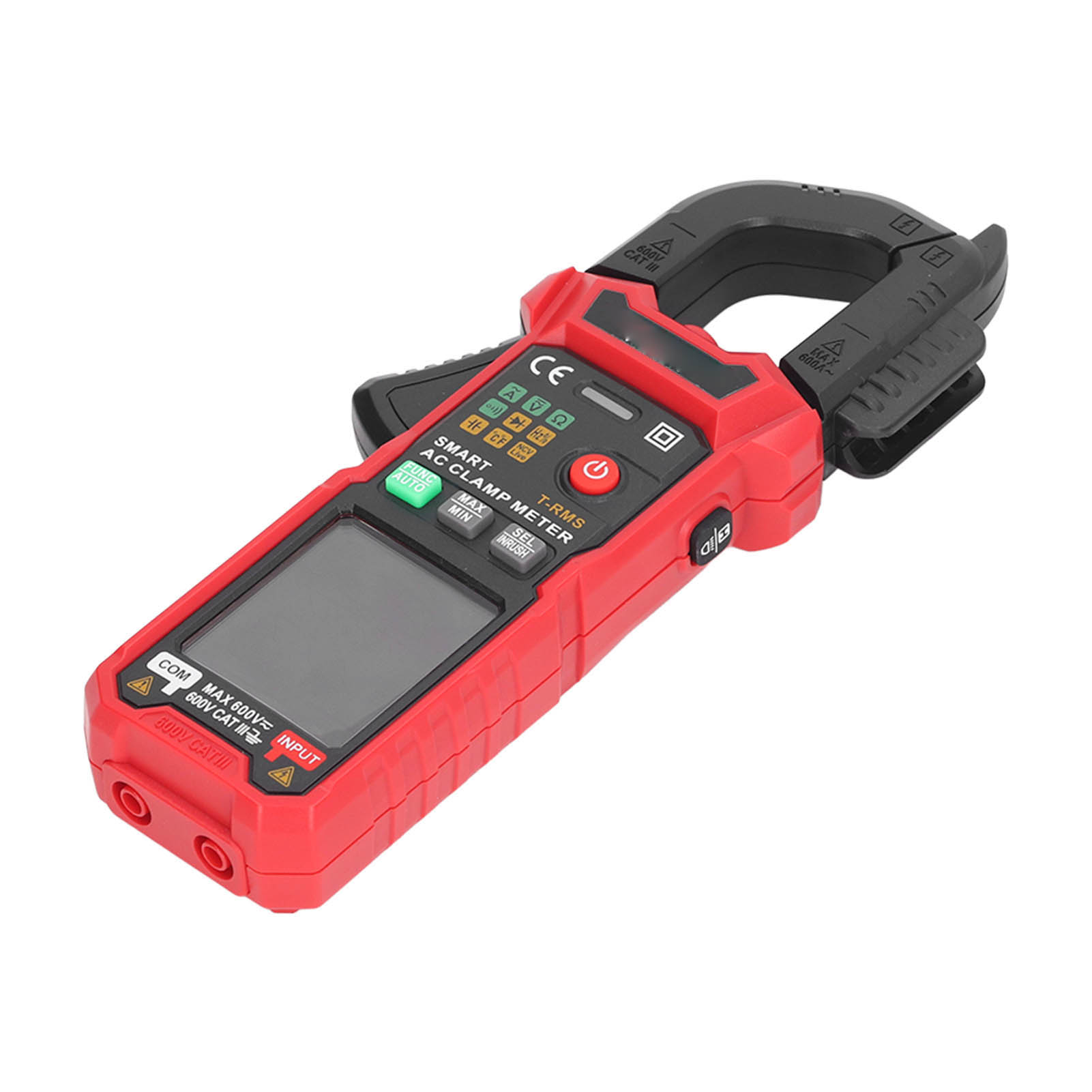 Multifunktionales Wechselstrom-zangenmessgerät Für Die Elektrische Instandhaltung, Flammfestes Zangenmultimeter, Berührungslose Strommessung, Professionelles Diagnosewerkzeug.