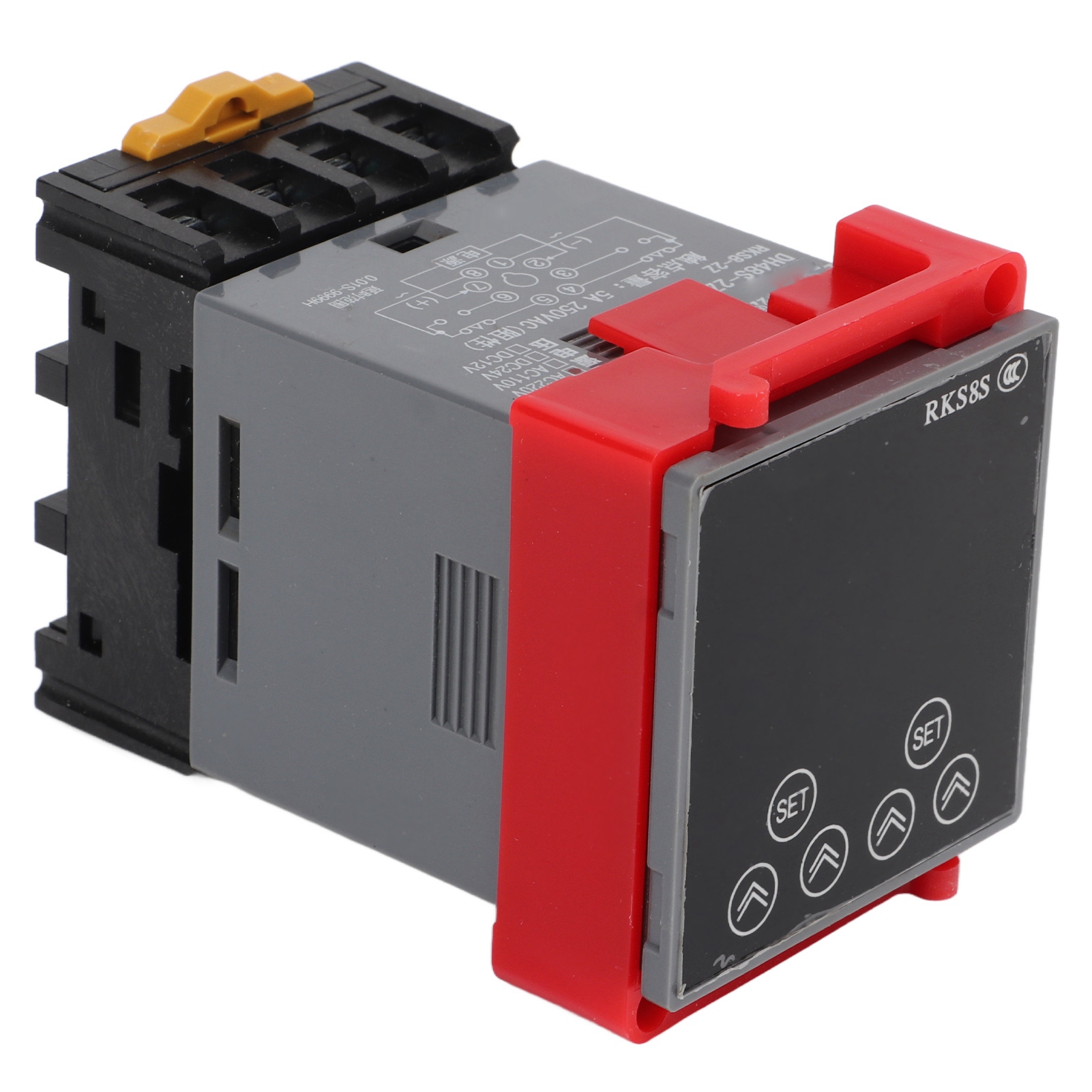 12v Dc Lcd-digital-zeitverzögerungsrelais Mit Halterung, Digitalanzeige, Hochohmiger Multifunktionstimer Für Schaltschränke