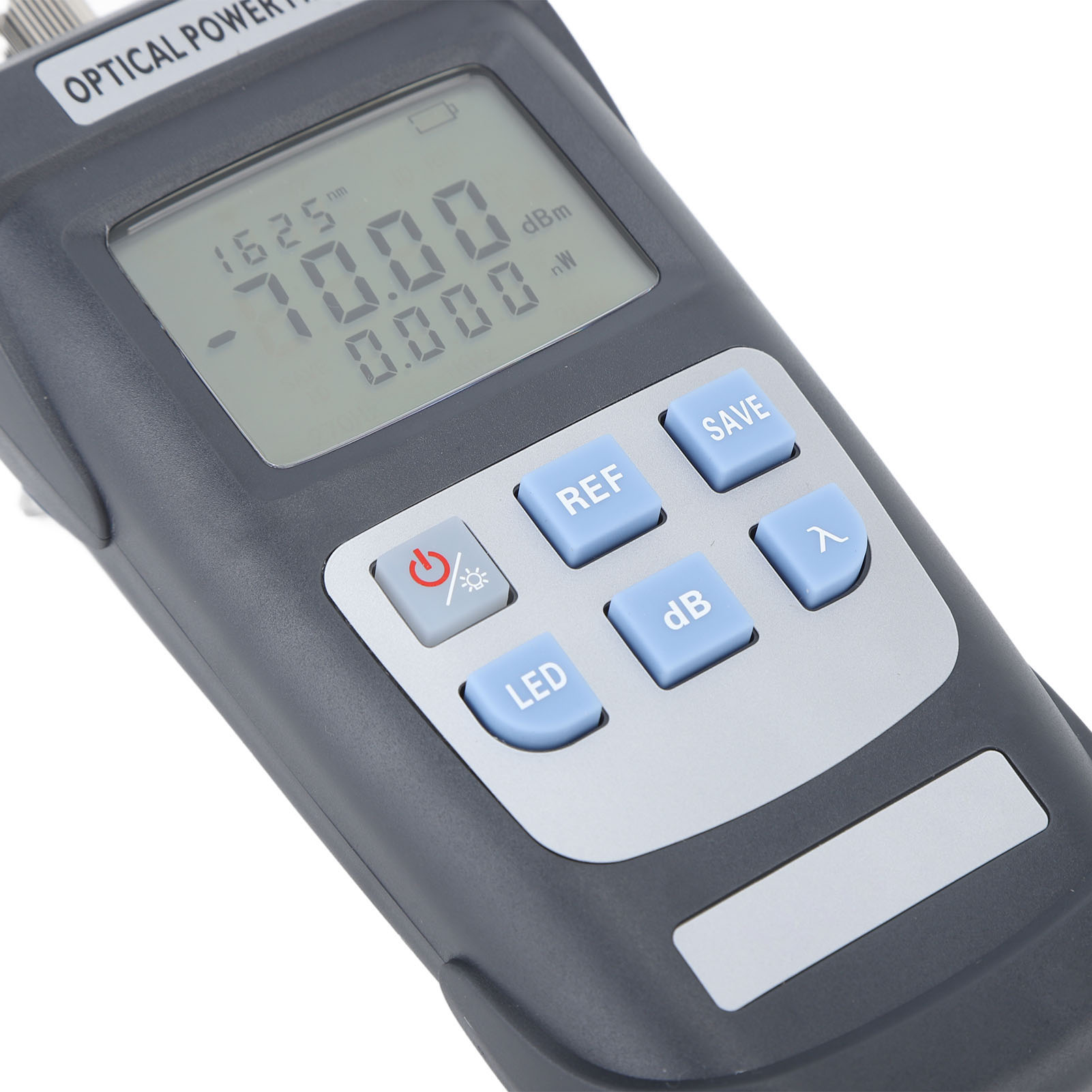 Glasfaser-leistungsmesser -50 Bis +26 Dbm, 10-wellenlängen-kabeltester, 2,5-mm-schnittstelle, Mit Led-beleuchtung